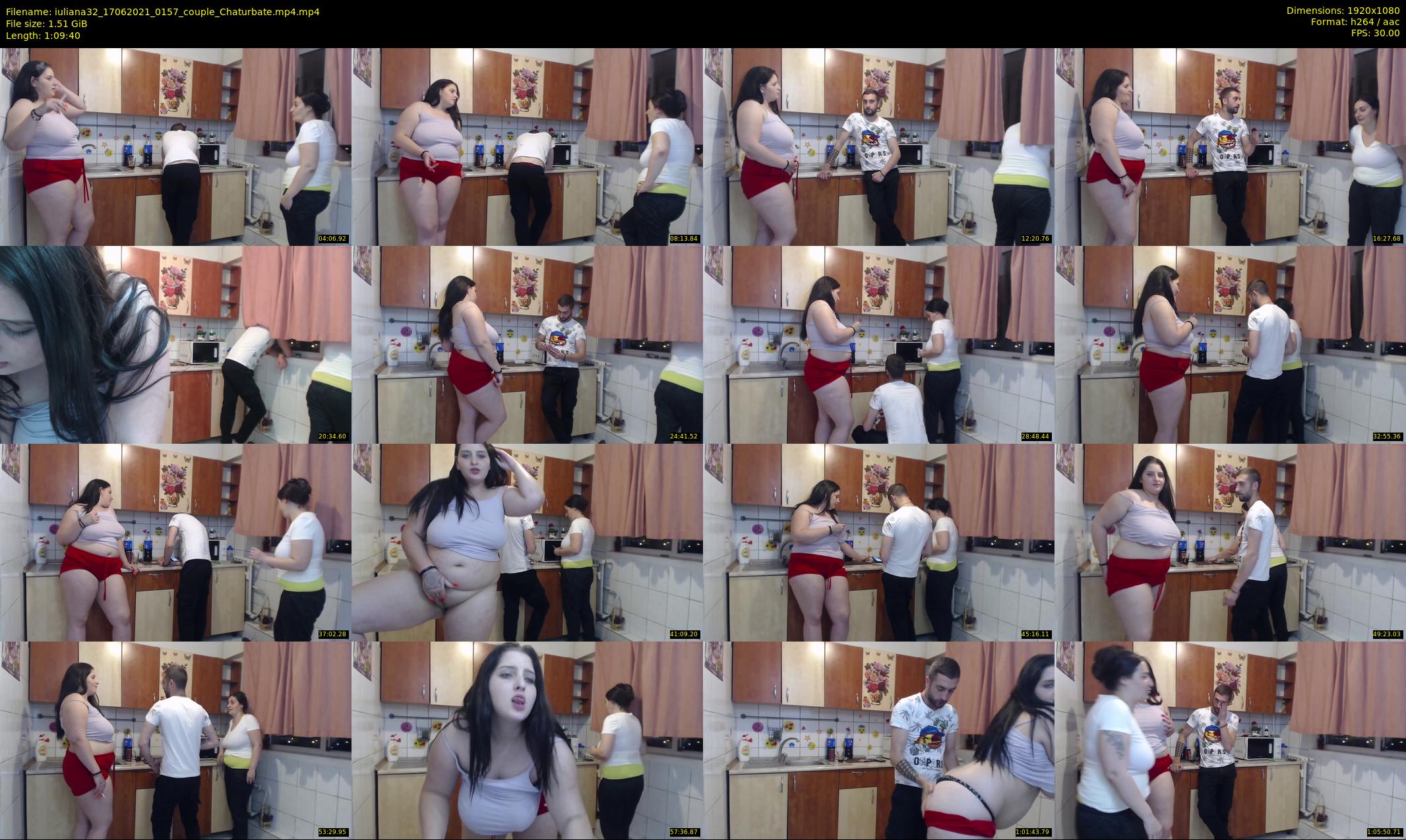 iuliana32 — 70 minute Chaturbate couple cam show recording, 1080p, Jun 17, 2021