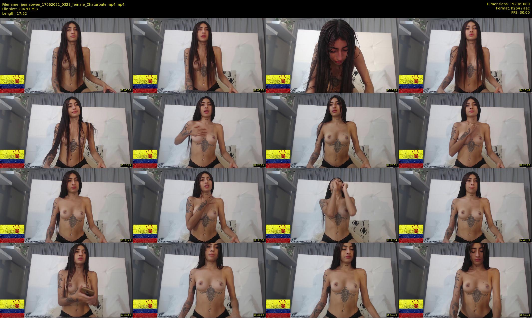 jennaowen — 18 minute Chaturbate female cam show recording, 1080p, Jun 17, 2021