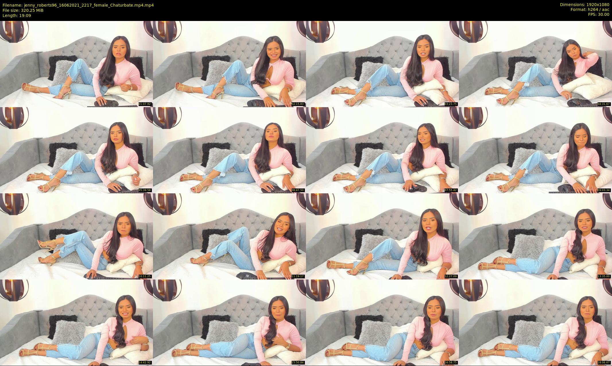 jenny_roberts96 — 20 minute Chaturbate female cam show recording, 1080p, Jun 16, 2021
