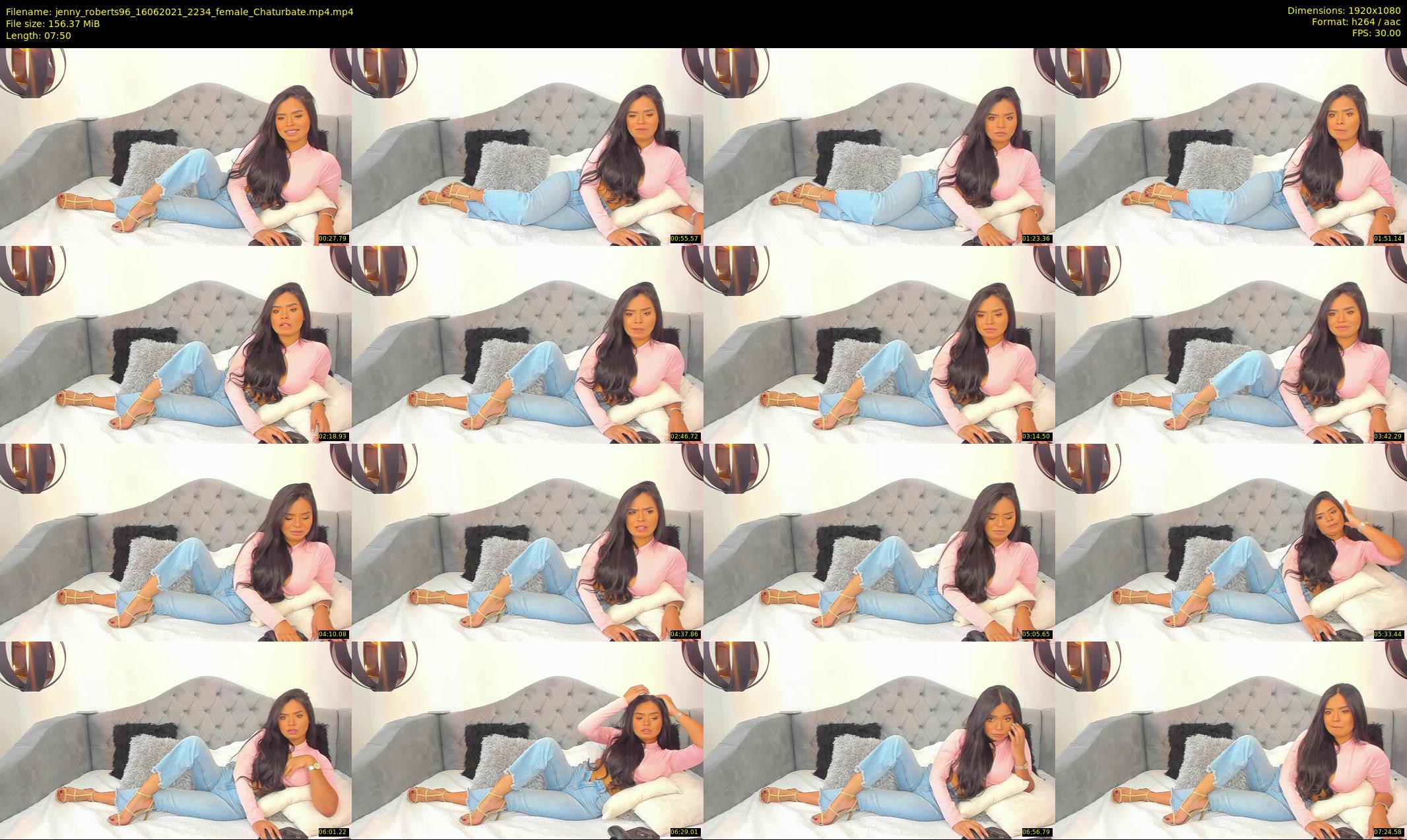 jenny_roberts96 — 8 minute Chaturbate female cam show recording, 1080p, Jun 16, 2021