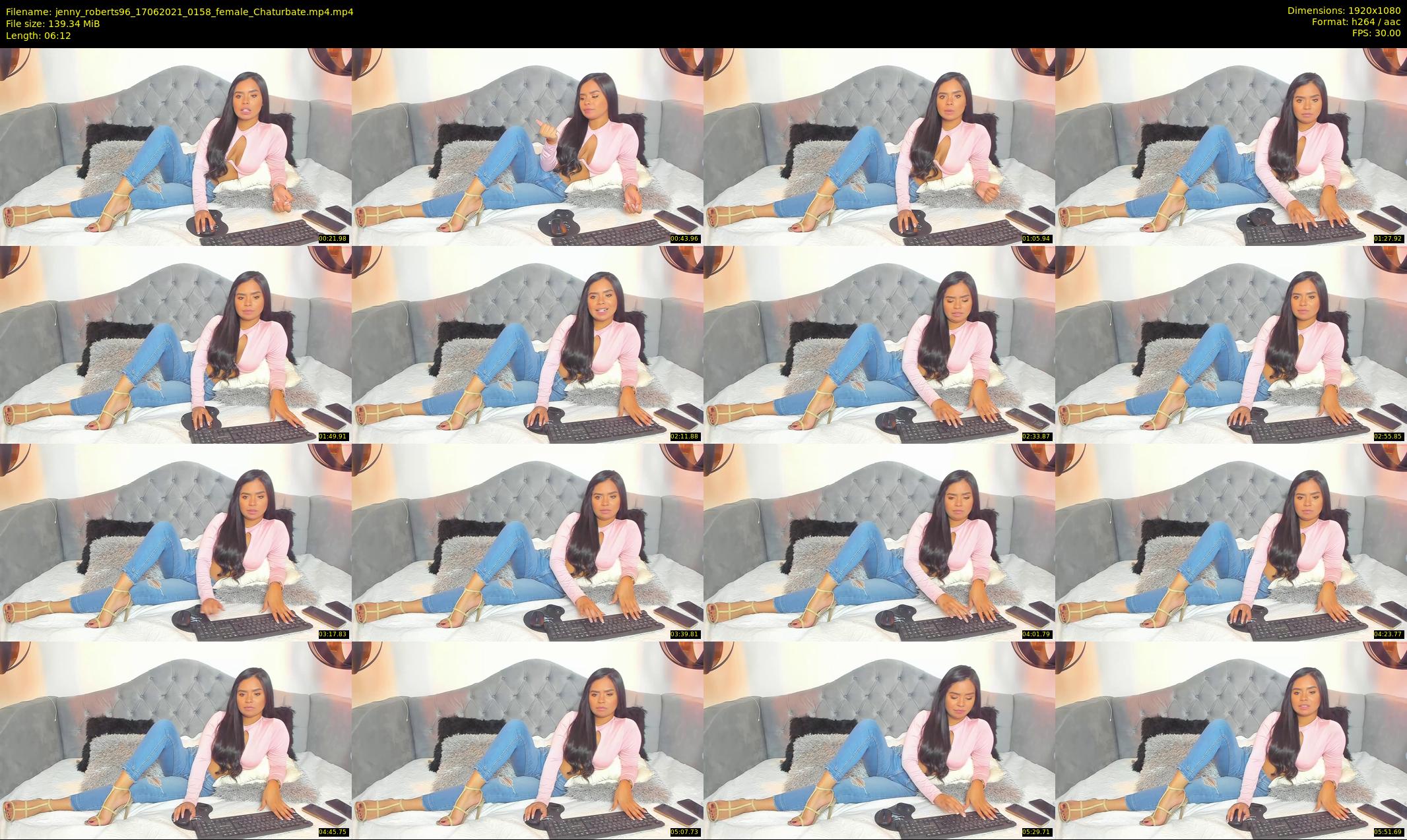 jenny_roberts96 — 7 minute Chaturbate female cam show recording, 1080p, Jun 17, 2021