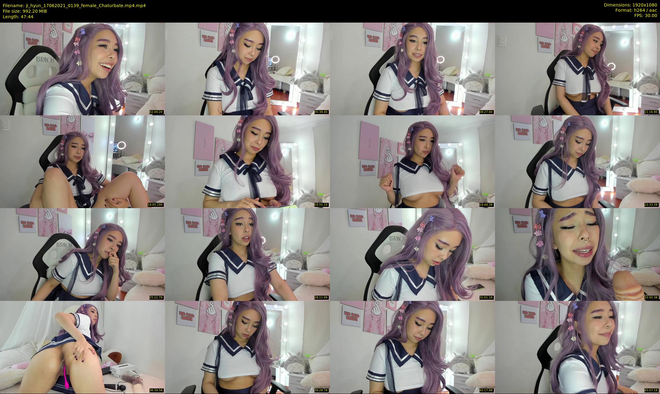 ji_hyun — 48 minute Chaturbate female cam show recording, 1080p, Jun 17, 2021