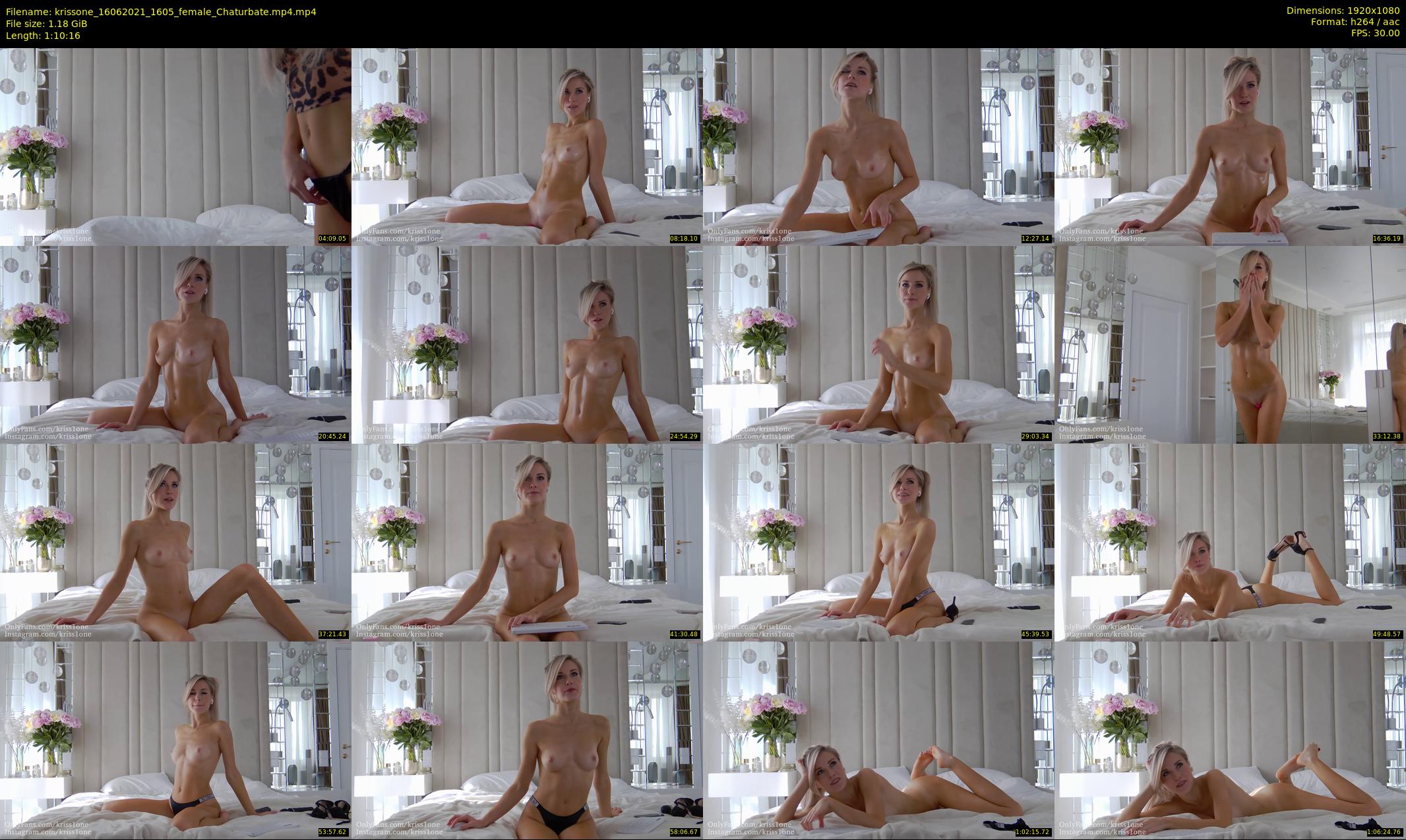 krissone — 71 minute Chaturbate female cam show recording, 1080p, Jun 16, 2021