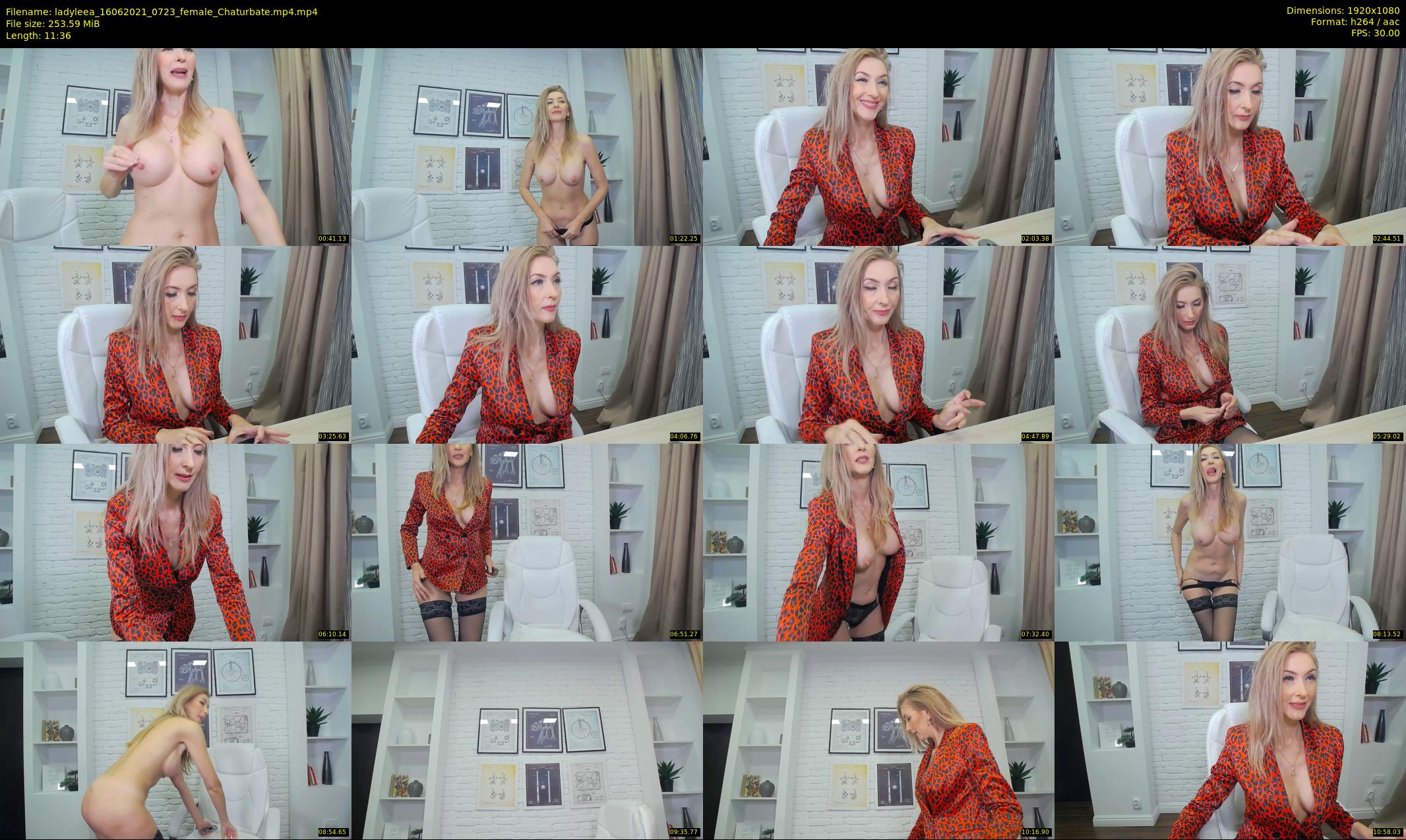 ladyleea — 12 minute Chaturbate female cam show recording, 1080p, Jun 16, 2021