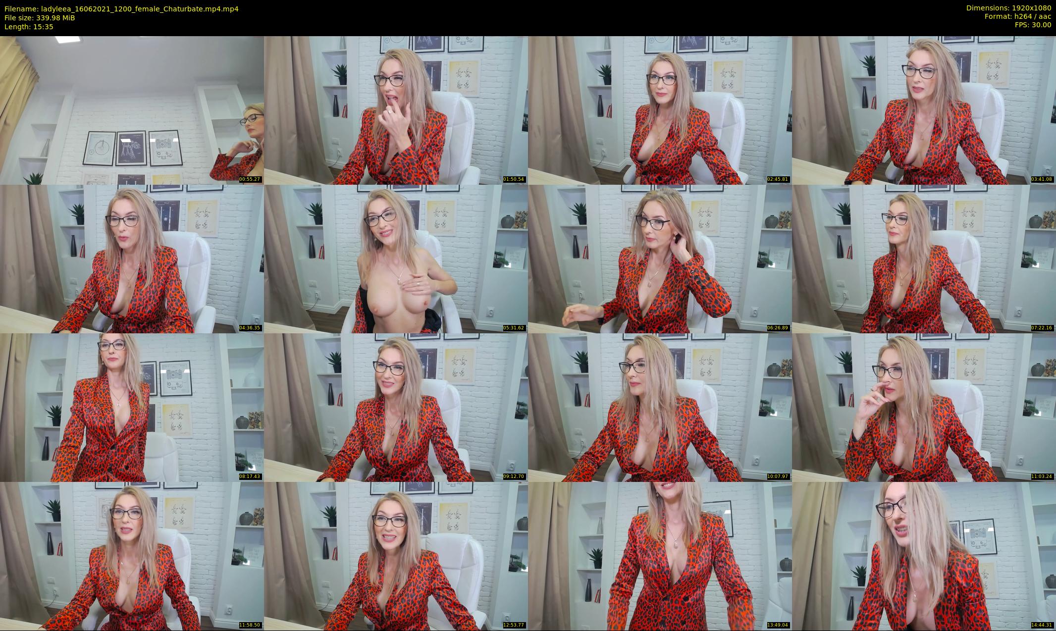 ladyleea — 16 minute Chaturbate female cam show recording, 1080p, Jun 16, 2021