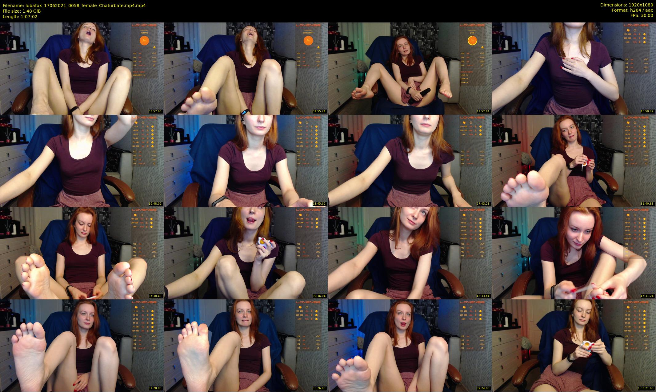 lubafox — 68 minute Chaturbate female cam show recording, 1080p, Jun 17, 2021