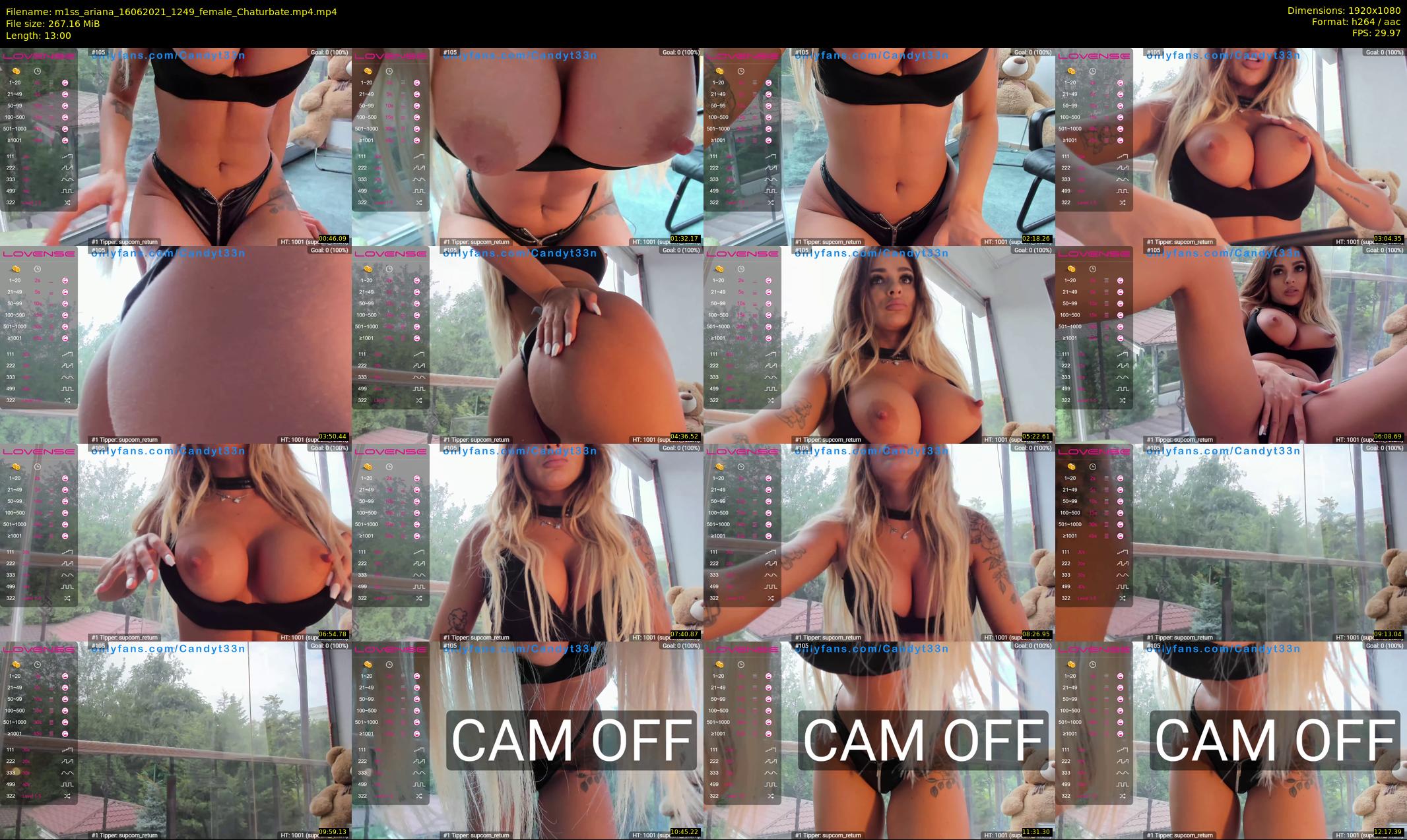 m1ss_ariana — 13 minute Chaturbate female cam show recording, 1080p, Jun 16, 2021