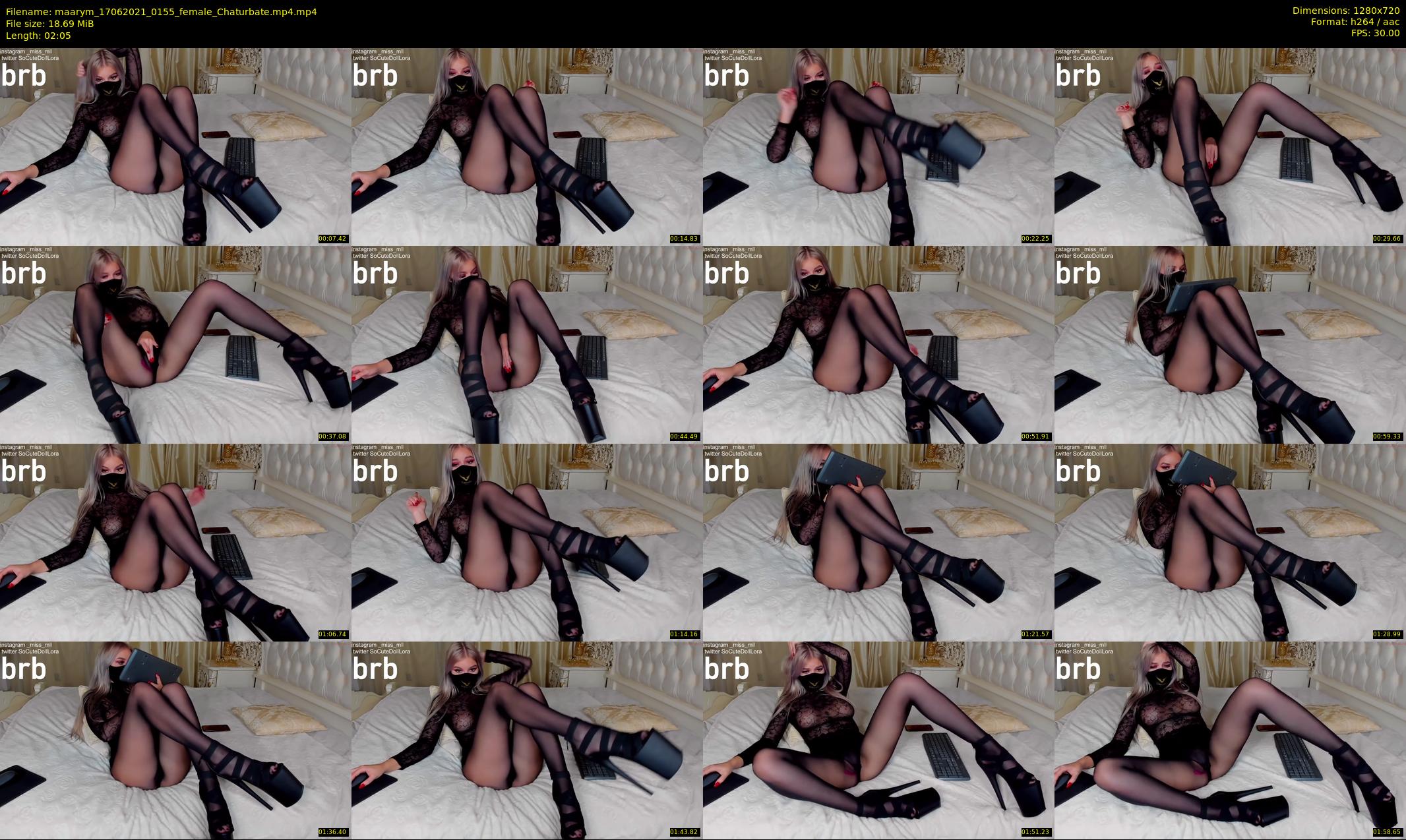 maarym — 3 minute Chaturbate couple cam show recording, 720p, Jun 17, 2021