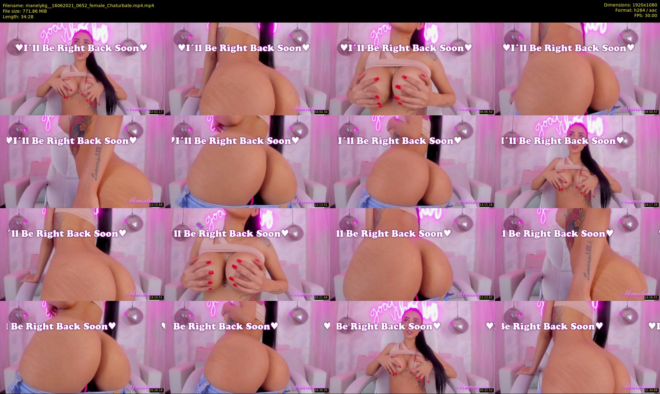 manelykg_ — 35 minute Chaturbate female cam show recording, 1080p, Jun 16, 2021