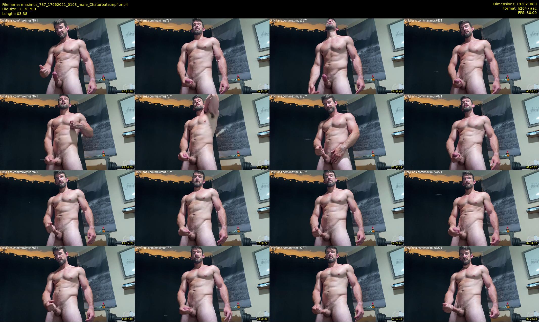 maximus_787 — 4 minute Chaturbate male cam show recording, 1080p, Jun 17, 2021