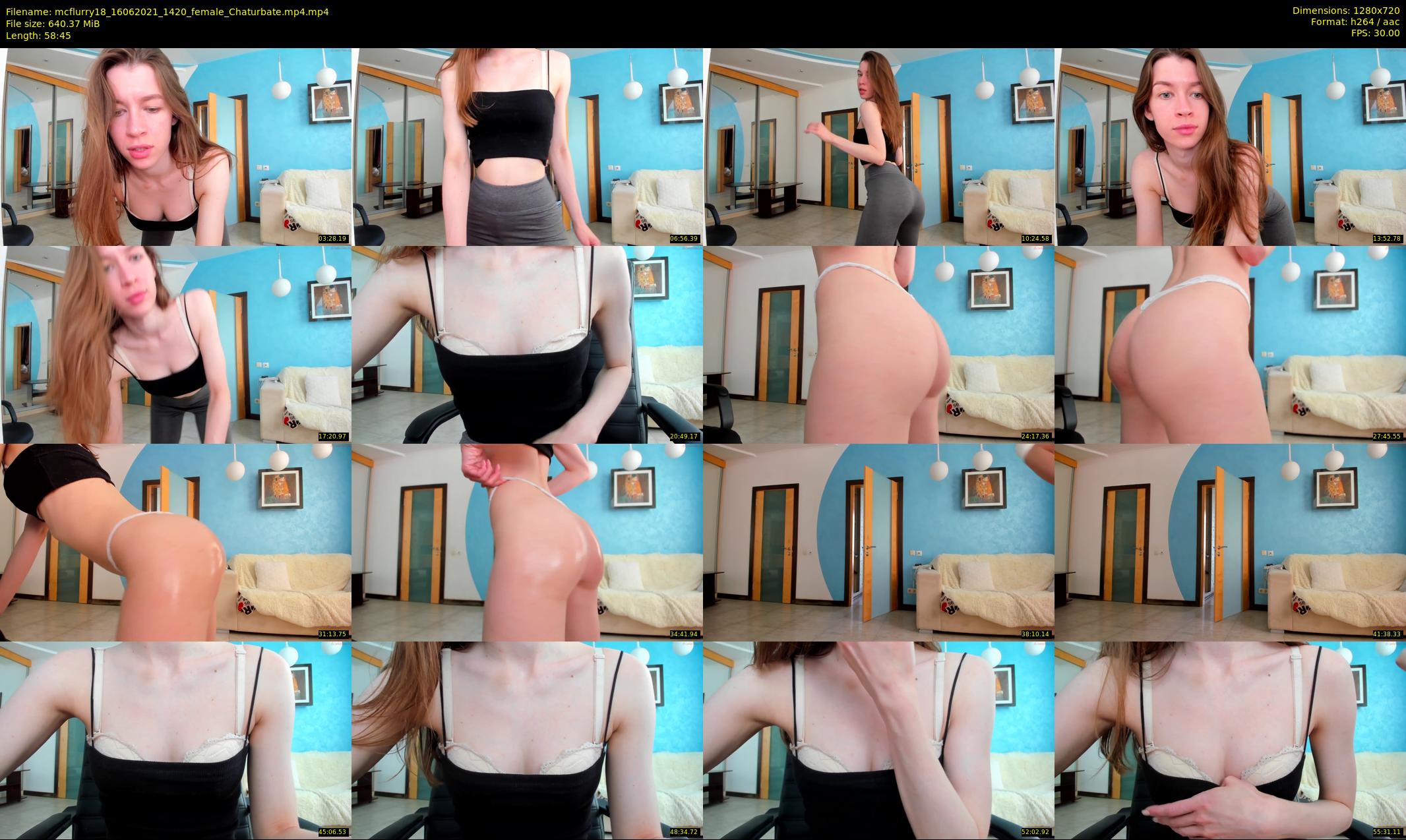 mcflurry18 — 59 minute Chaturbate female cam show recording, 720p, Jun 16, 2021
