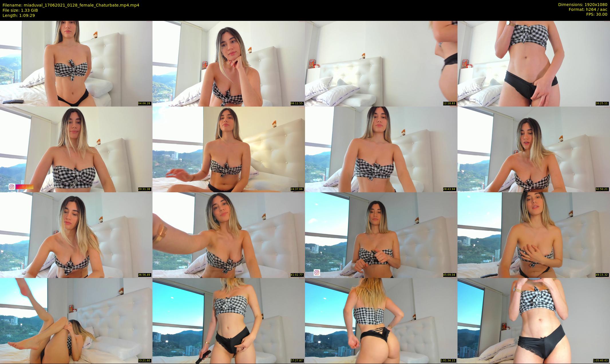 miaduval — 70 minute Chaturbate female cam show recording, 1080p, Jun 17, 2021