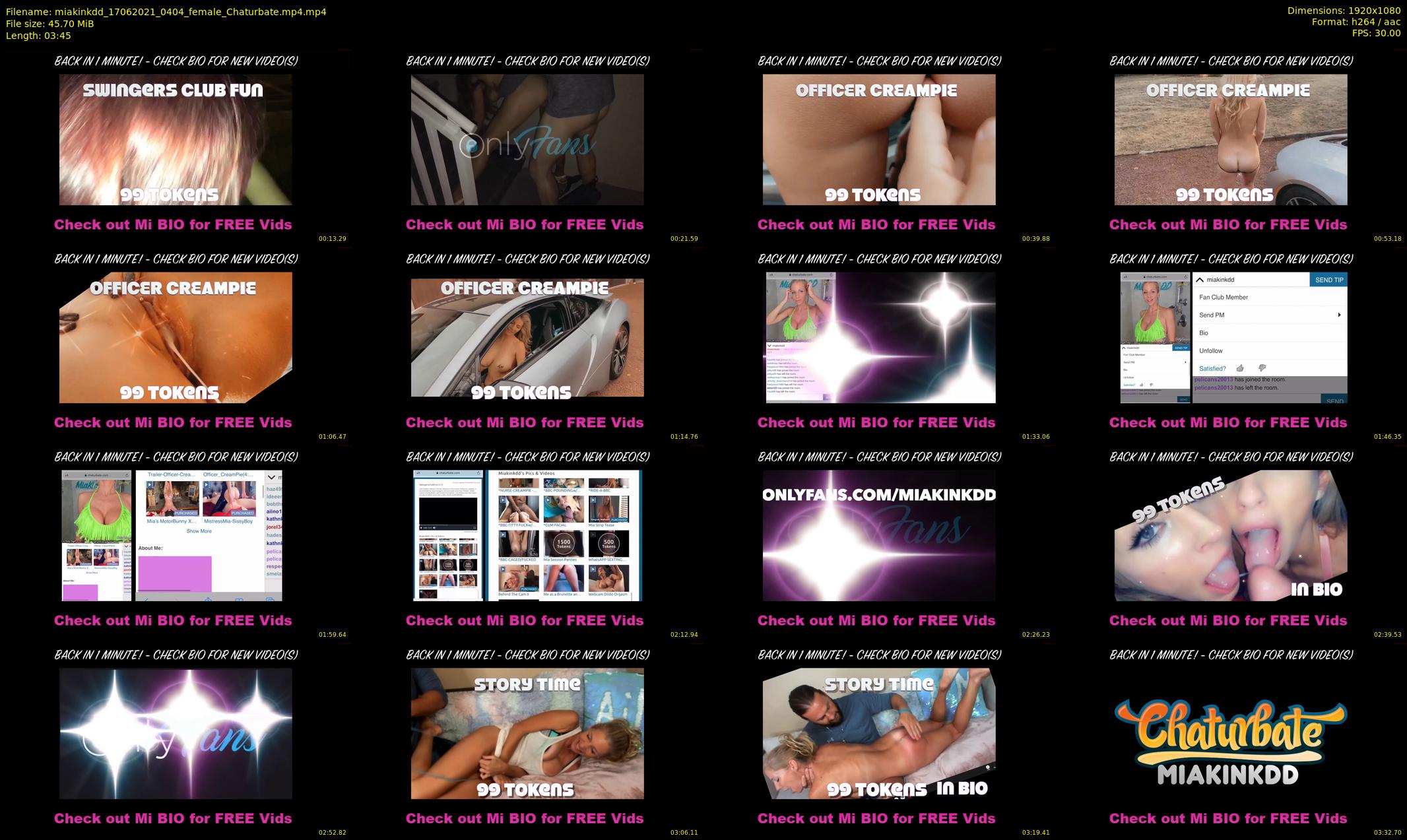 miakinkdd — 4 minute Chaturbate female cam show recording, 1080p, Jun 17, 2021