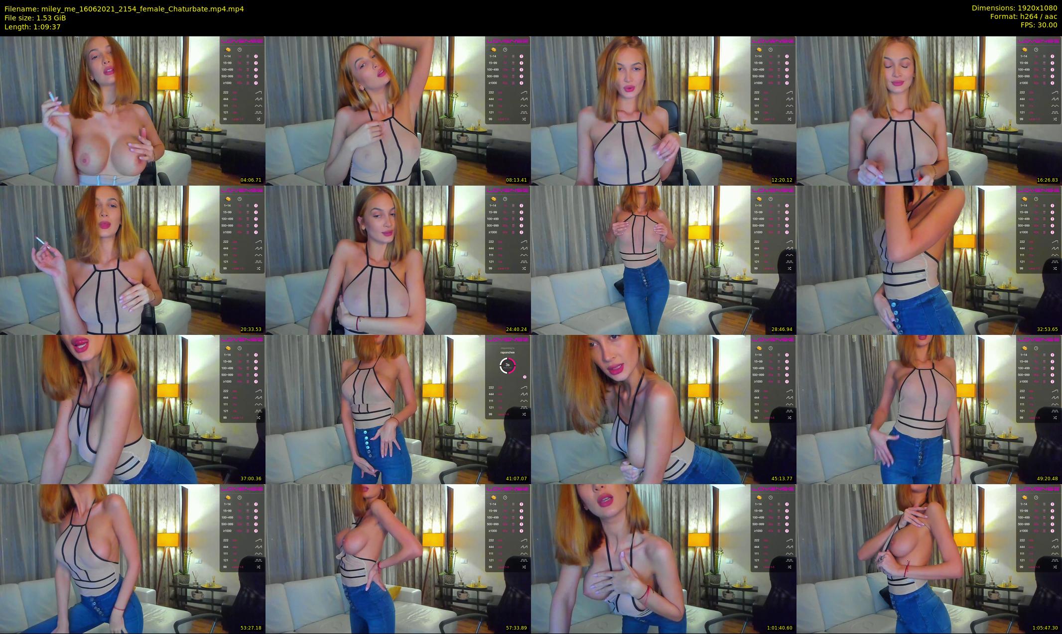 miley_me — 70 minute Chaturbate female cam show recording, 1080p, Jun 16, 2021