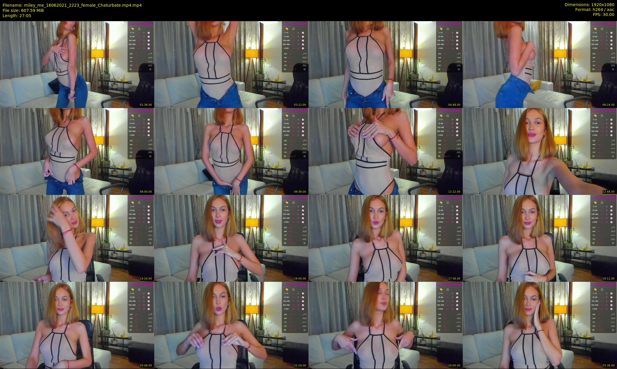 miley_me — 28 minute Chaturbate female cam show recording, 1080p, Jun 16, 2021