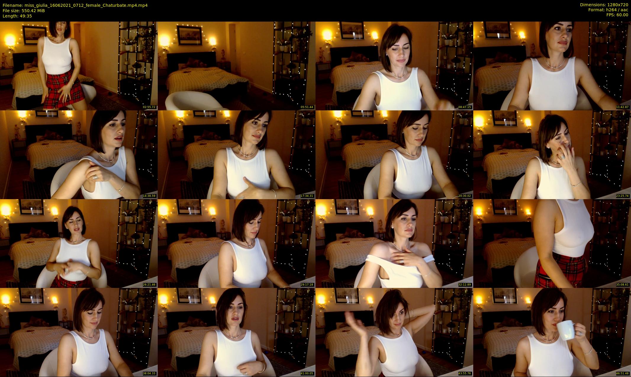 miss_giulia — 50 minute Chaturbate female cam show recording, 720p, Jun 16, 2021