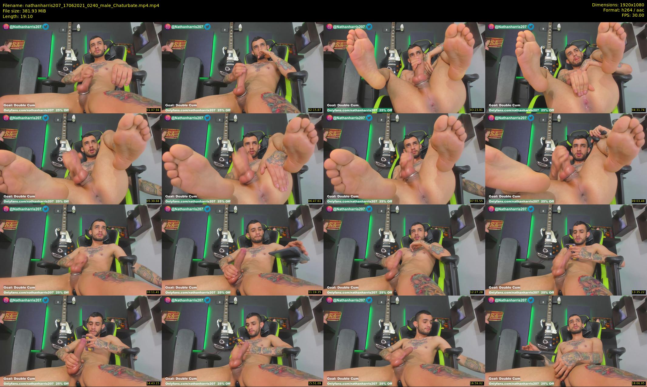 nathanharris207 — 20 minute Chaturbate male cam show recording, 1080p, Jun 17, 2021