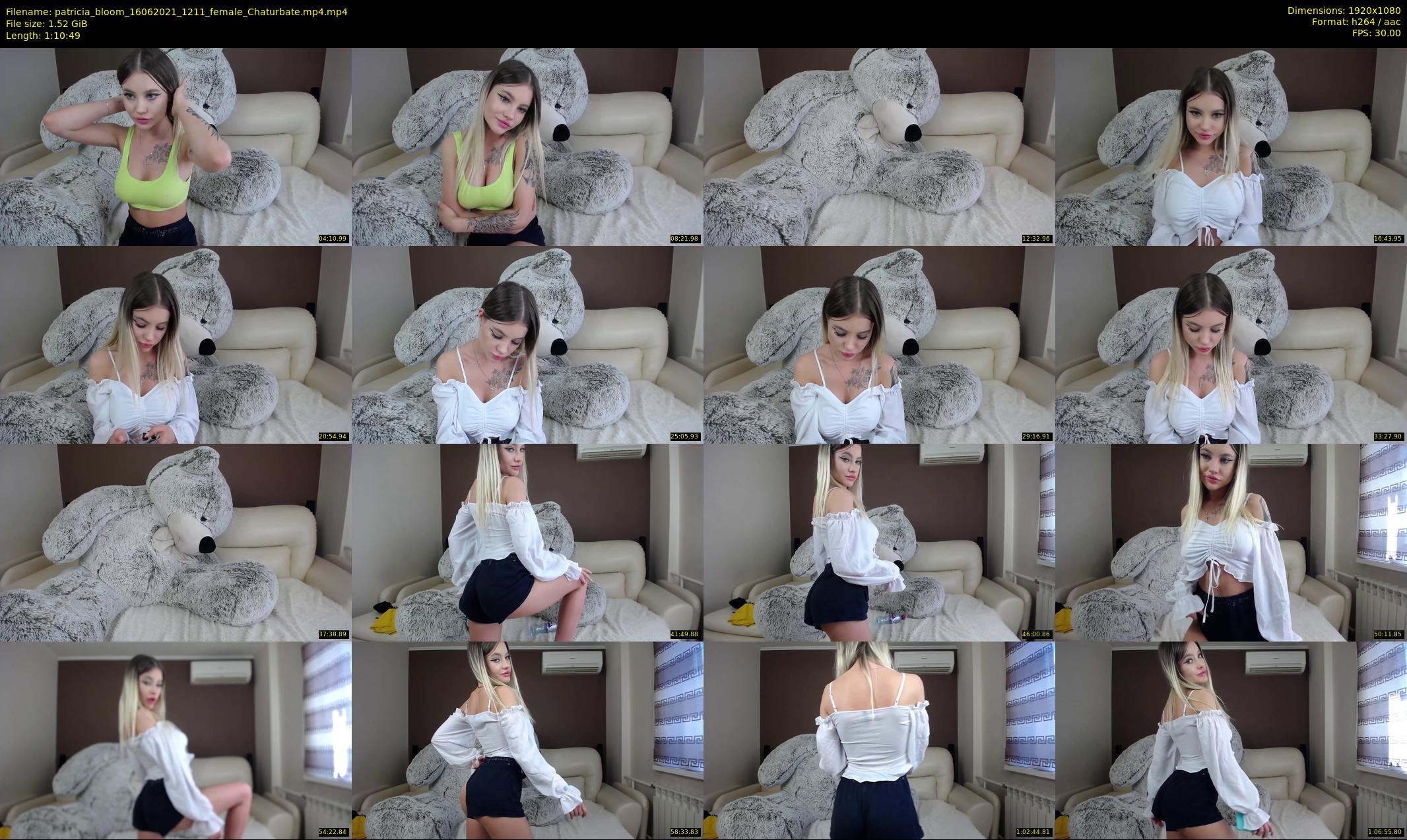 patricia_bloom — 71 minute Chaturbate female cam show recording, 1080p, Jun 16, 2021