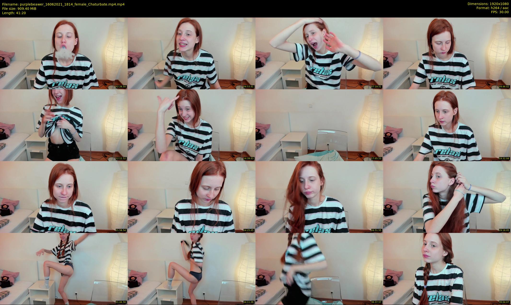 purplebeawer — 42 minute Chaturbate female cam show recording, 1080p, Jun 16, 2021