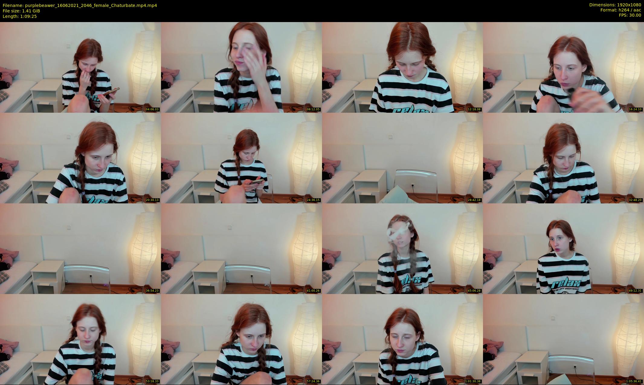 purplebeawer — 70 minute Chaturbate female cam show recording, 1080p, Jun 16, 2021