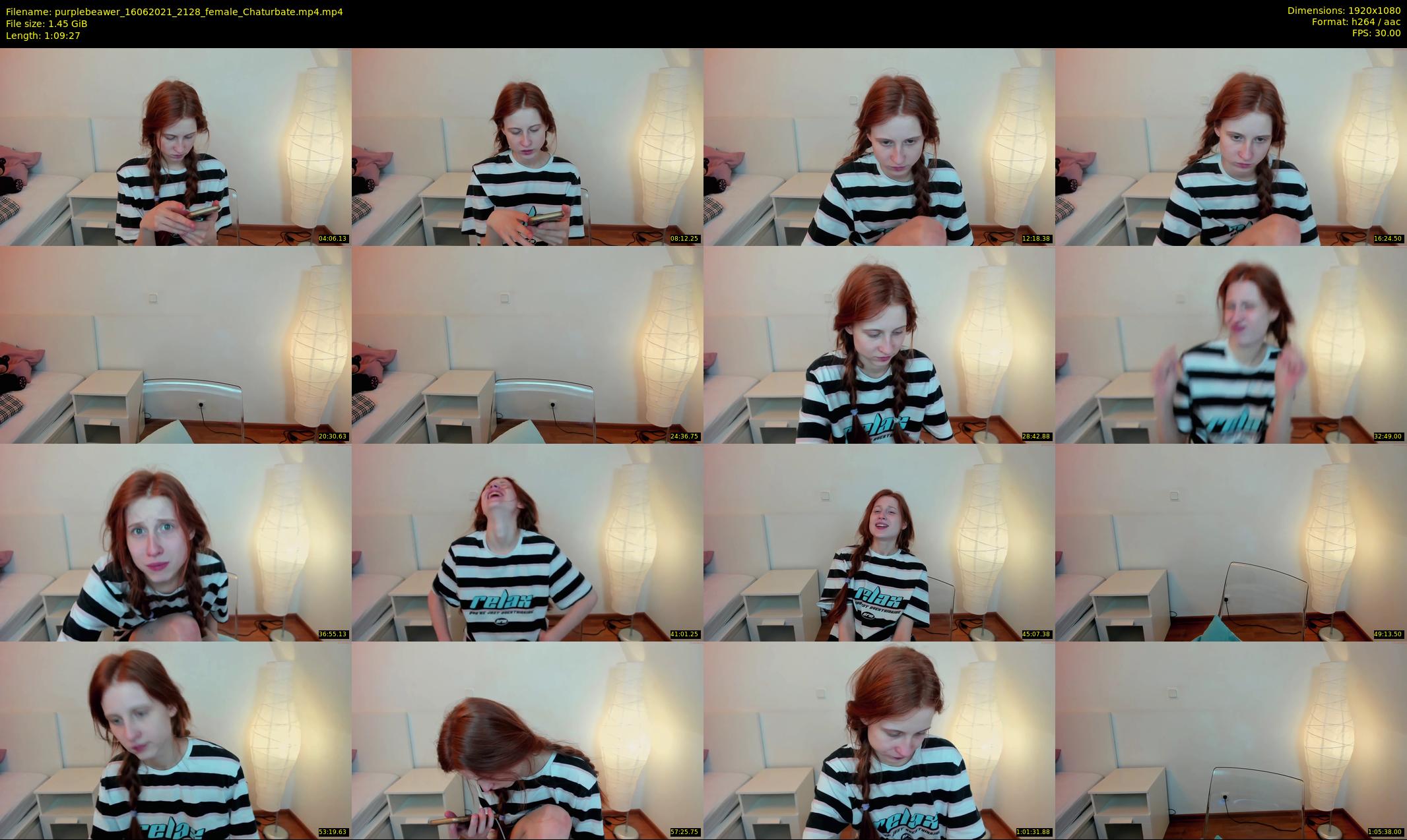 purplebeawer — 70 minute Chaturbate female cam show recording, 1080p, Jun 16, 2021