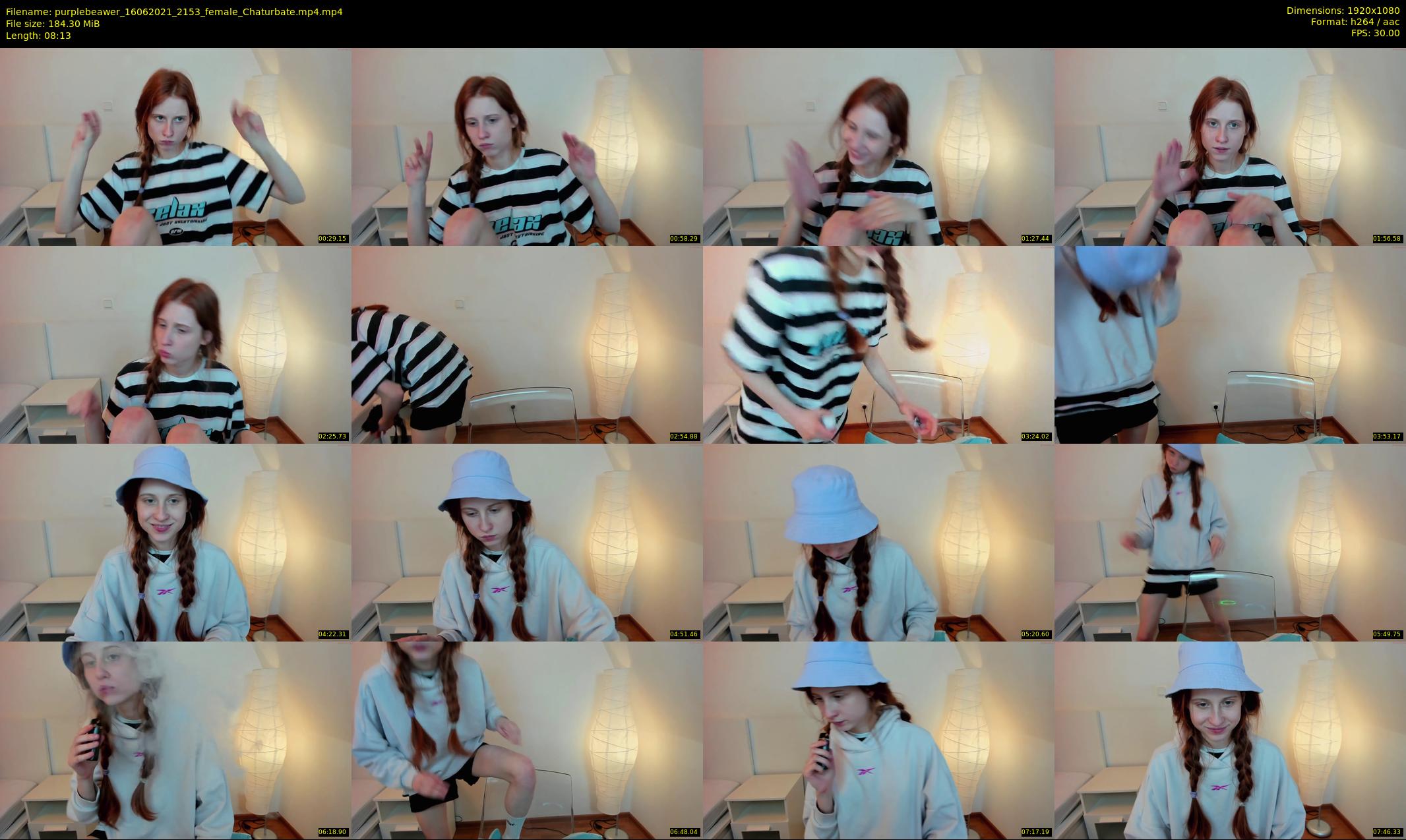 purplebeawer — 9 minute Chaturbate female cam show recording, 1080p, Jun 16, 2021