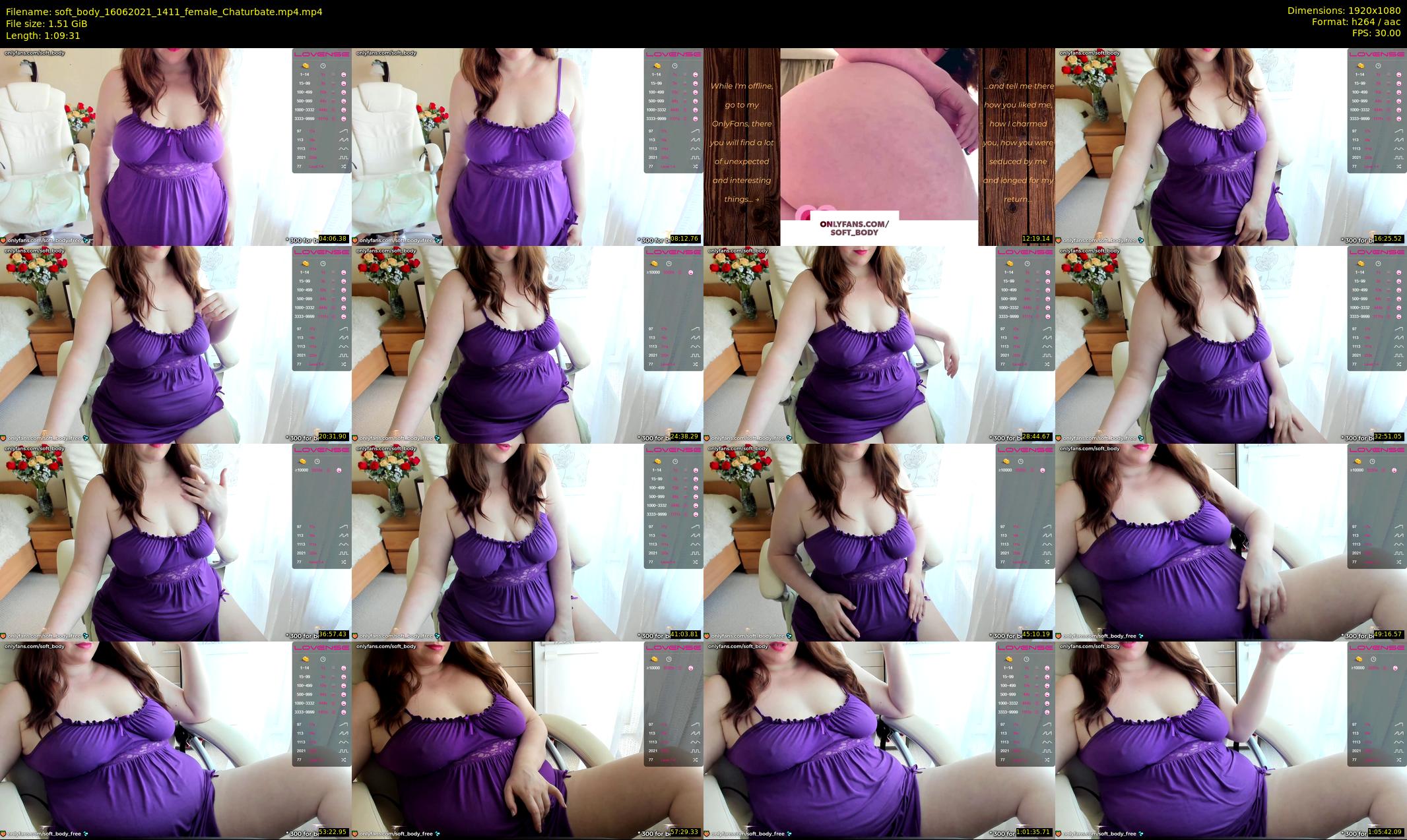 soft_body — 70 minute Chaturbate female cam show recording, 1080p, Jun 16, 2021