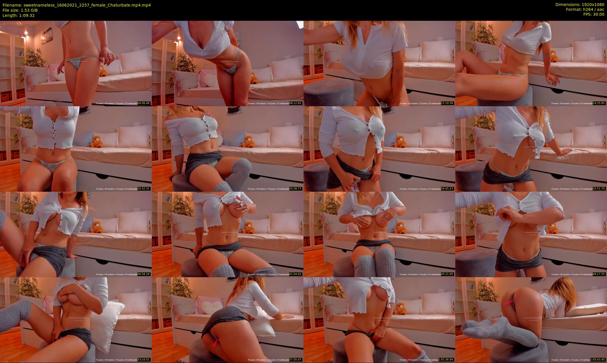 sweetnameless — 70 minute Chaturbate couple cam show recording, 1080p, Jun 16, 2021