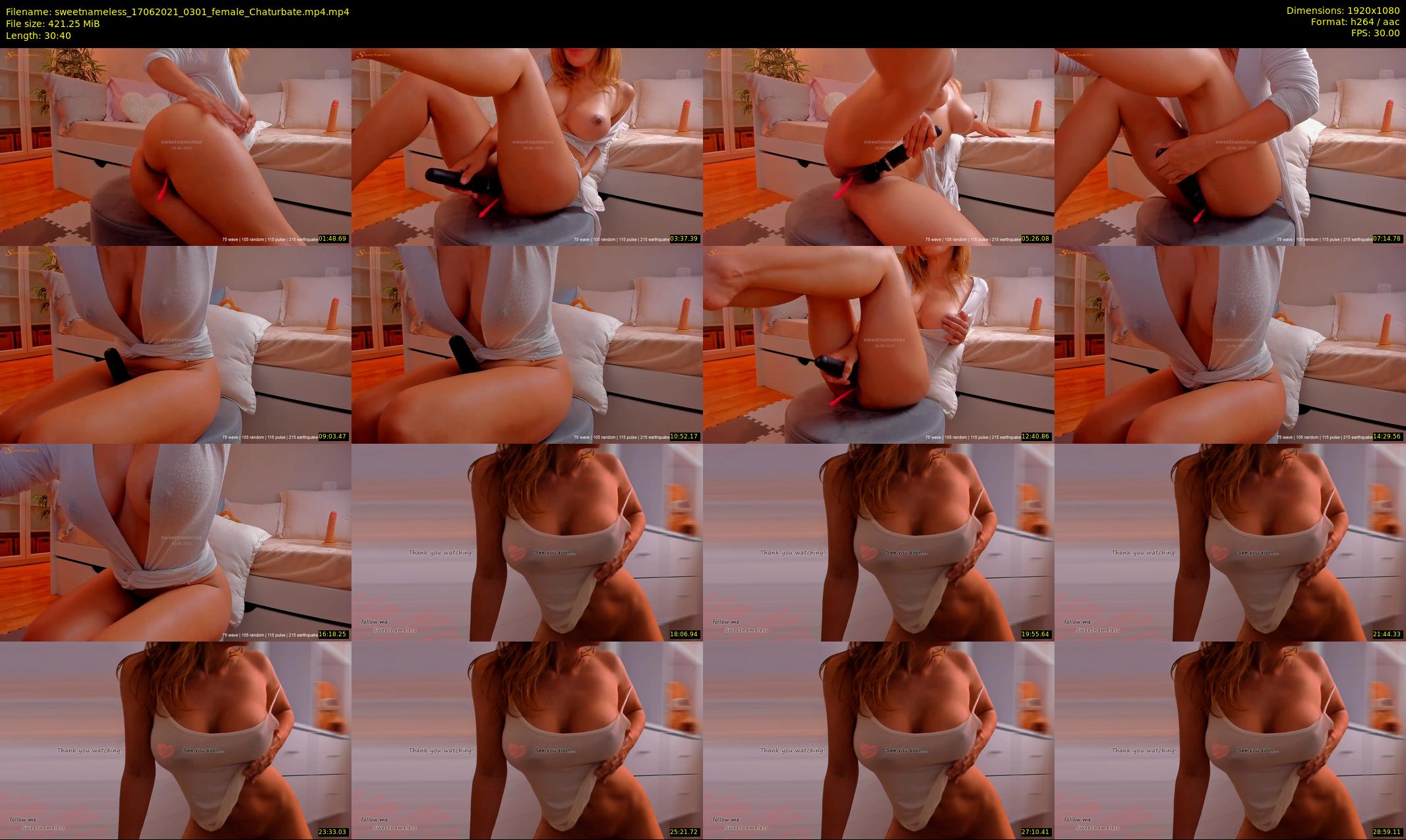 sweetnameless — 31 minute Chaturbate couple cam show recording, 1080p, Jun 17, 2021