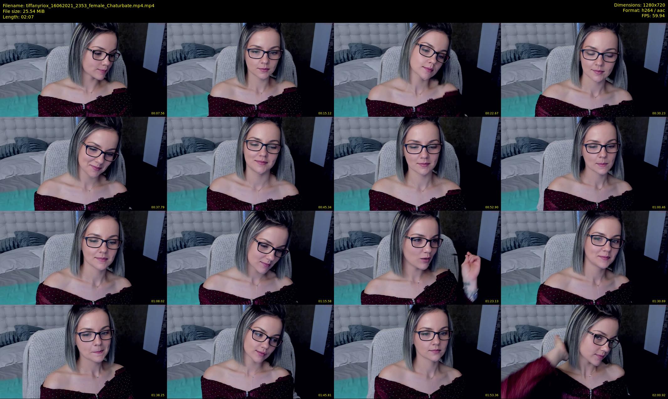 tiffanyriox — 3 minute Chaturbate female cam show recording, 720p, Jun 16, 2021