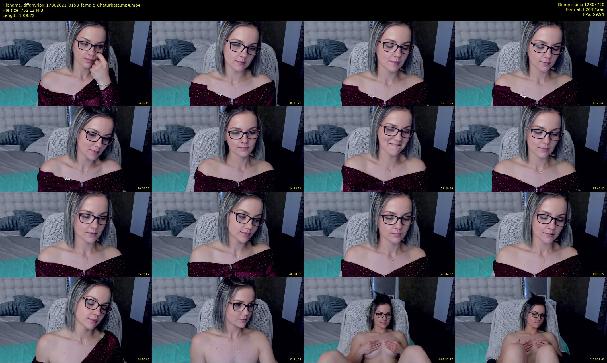 tiffanyriox — 70 minute Chaturbate female cam show recording, 720p, Jun 17, 2021