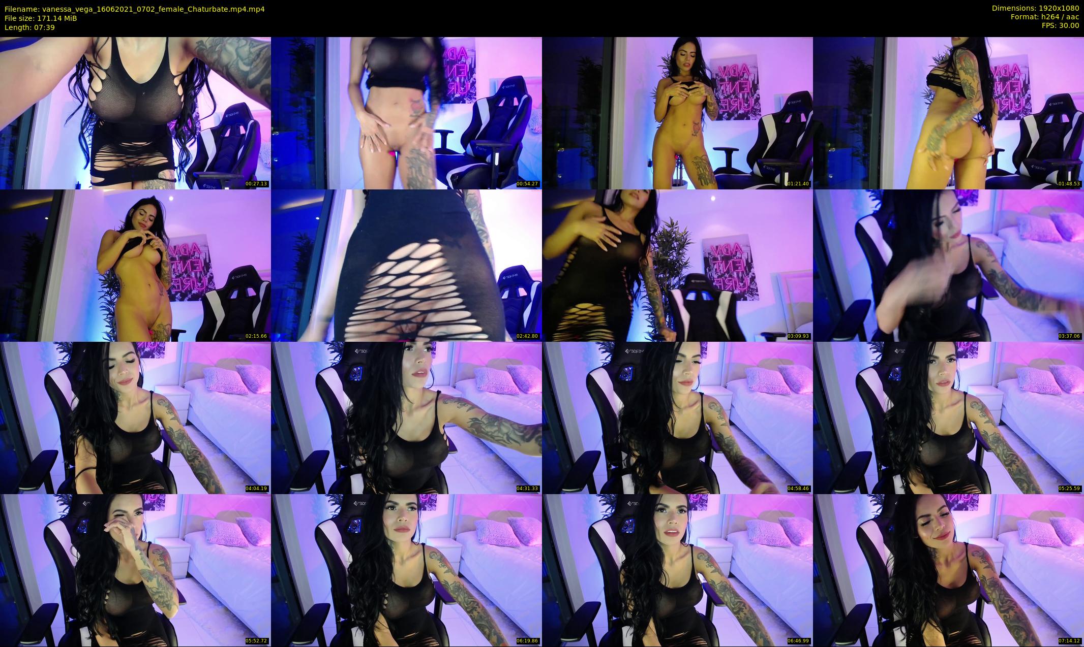 vanessa_vega — 8 minute Chaturbate female cam show recording, 1080p, Jun 16, 2021