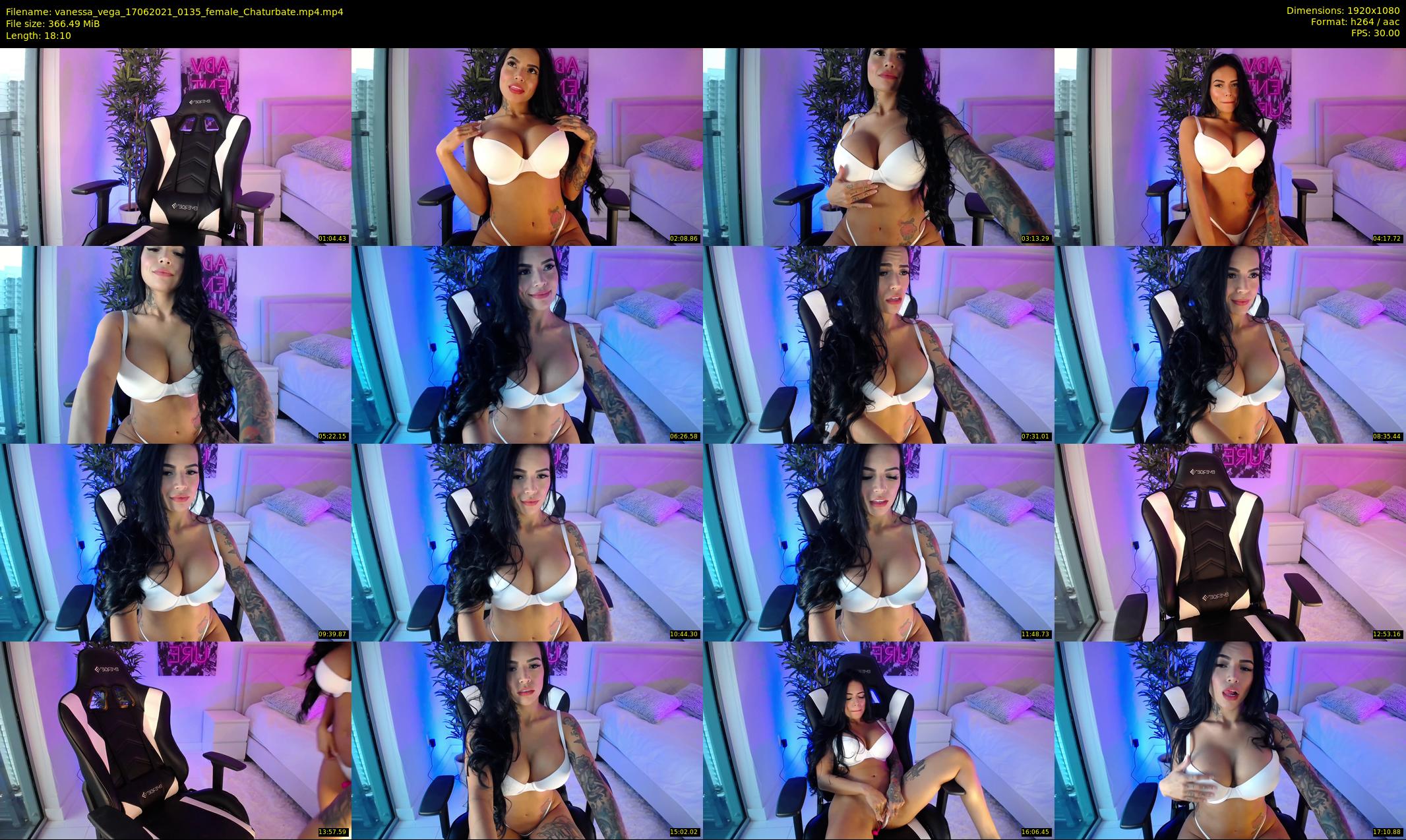 vanessa_vega — 19 minute Chaturbate female cam show recording, 1080p, Jun 17, 2021