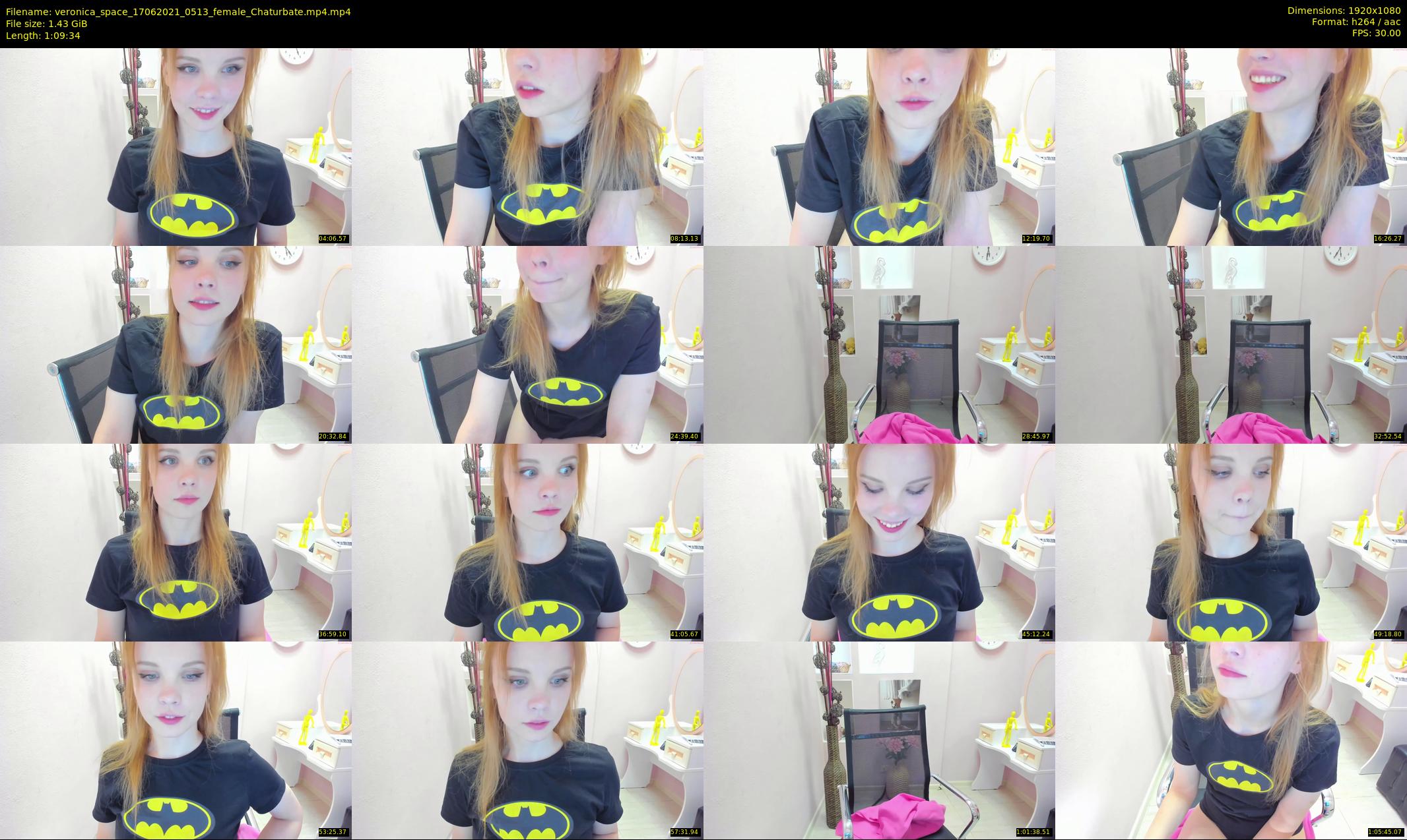 veronica_space — 70 minute Chaturbate female cam show recording, 1080p, Jun 17, 2021