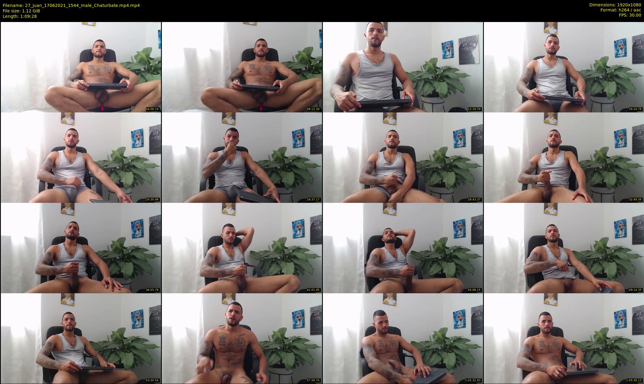 27_juan — 70 minute Chaturbate male cam show recording, 1080p, Jun 17, 2021