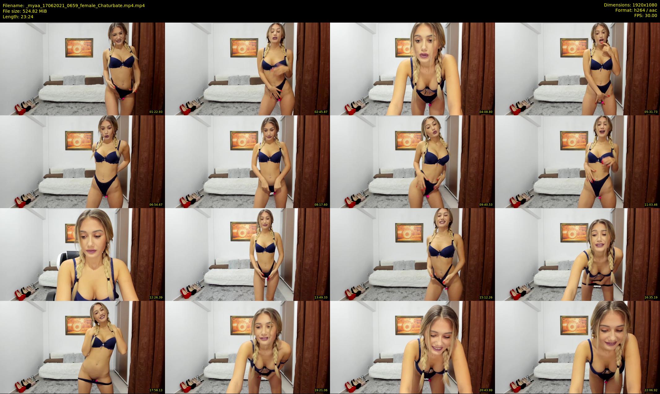 _myaa — 24 minute Chaturbate female cam show recording, 1080p, Jun 17, 2021