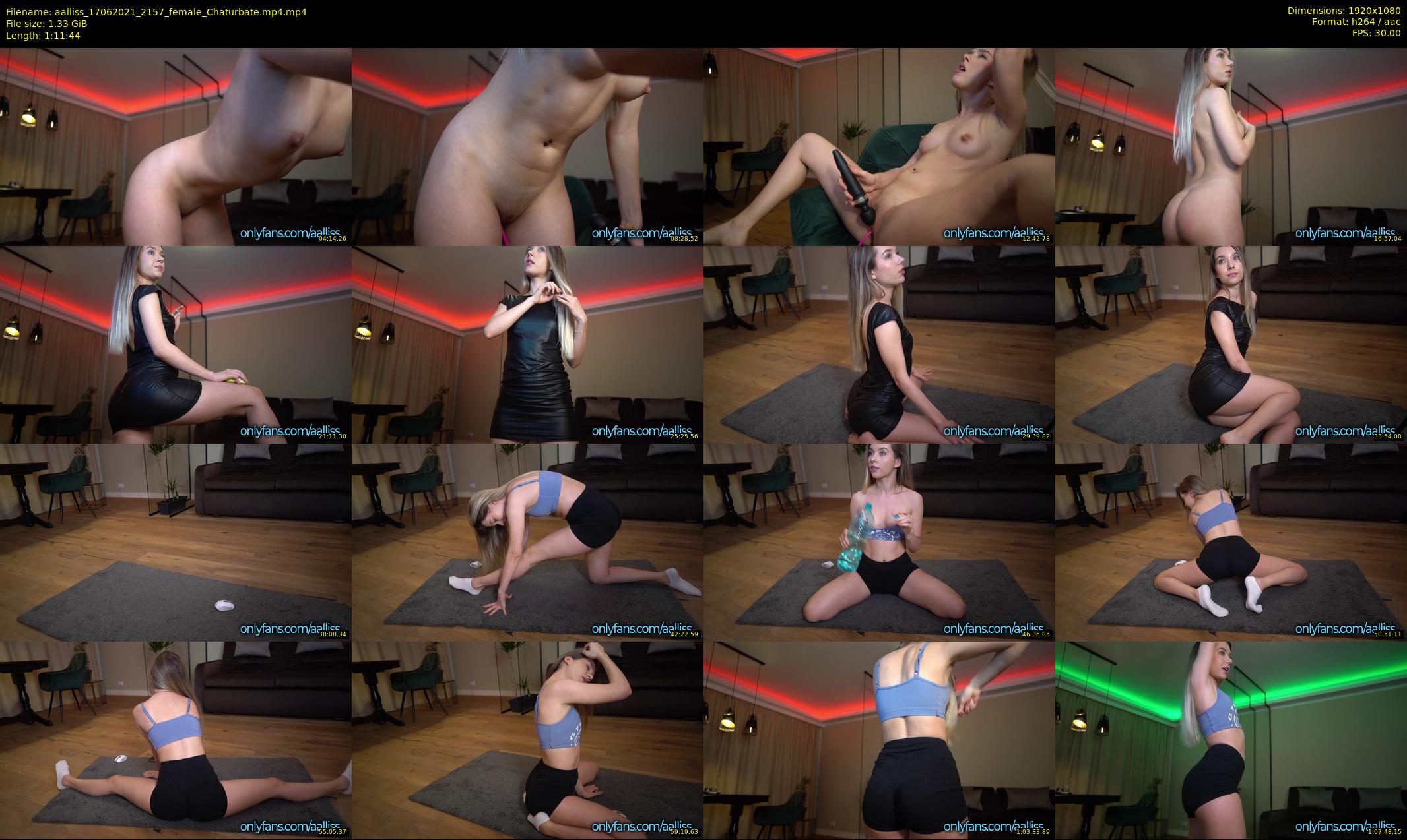 aalliss — 72 minute Chaturbate female cam show recording, 1080p, Jun 17, 2021