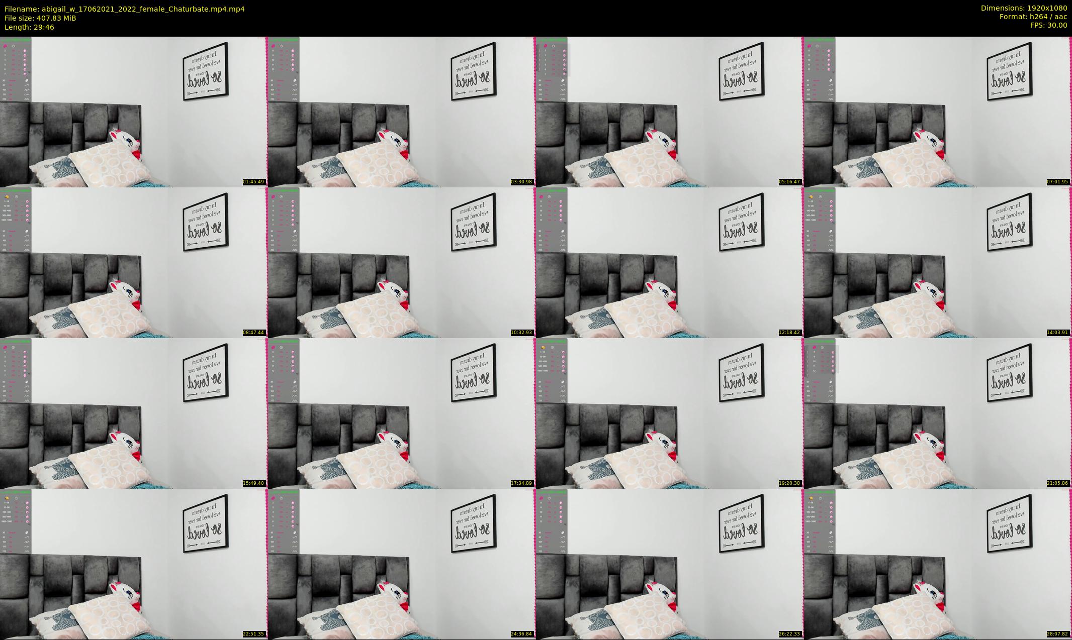 abigail_w — 30 minute Chaturbate female cam show recording, 1080p, Jun 17, 2021