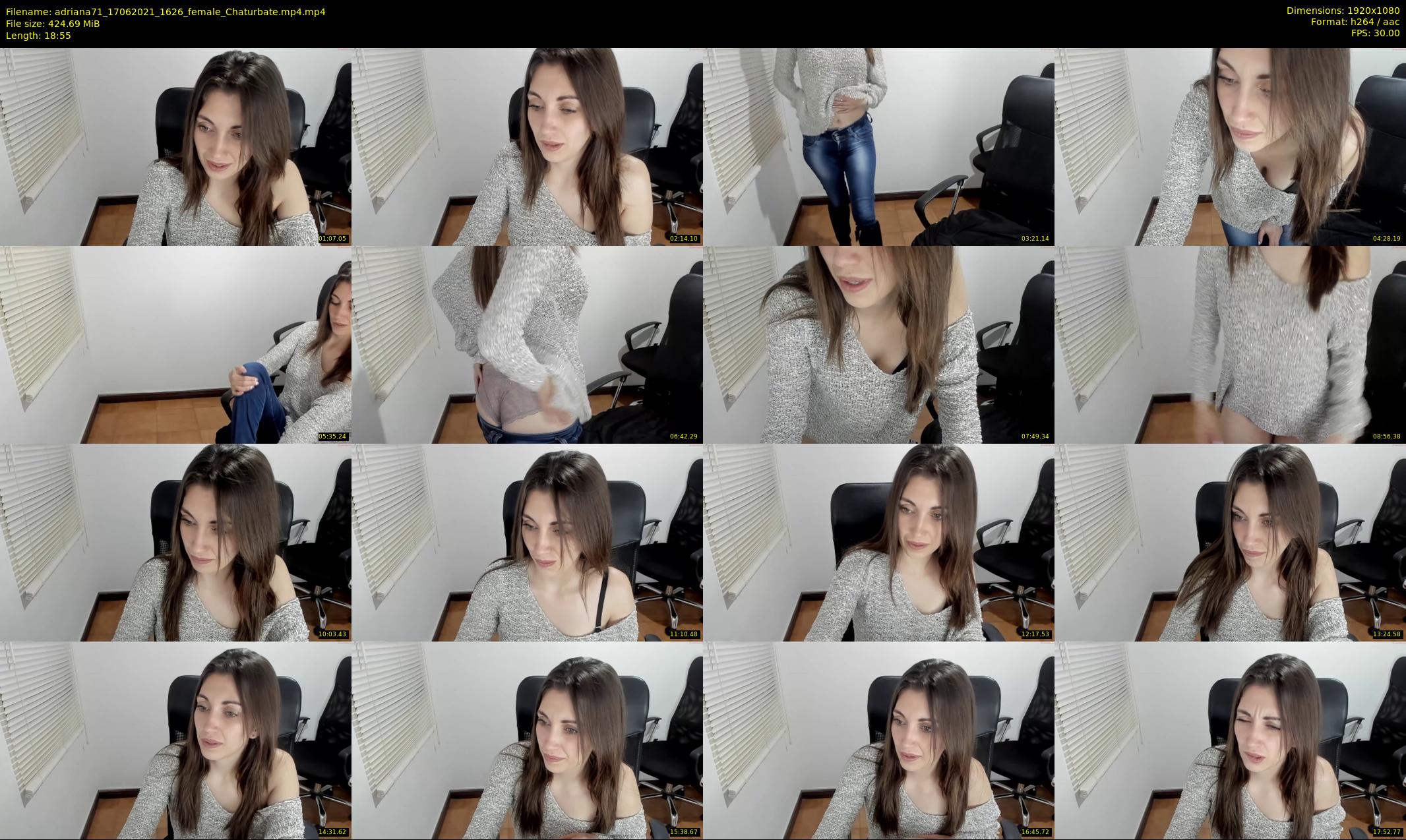 adriana71 — 19 minute Chaturbate couple cam show recording, 1080p, Jun 17, 2021