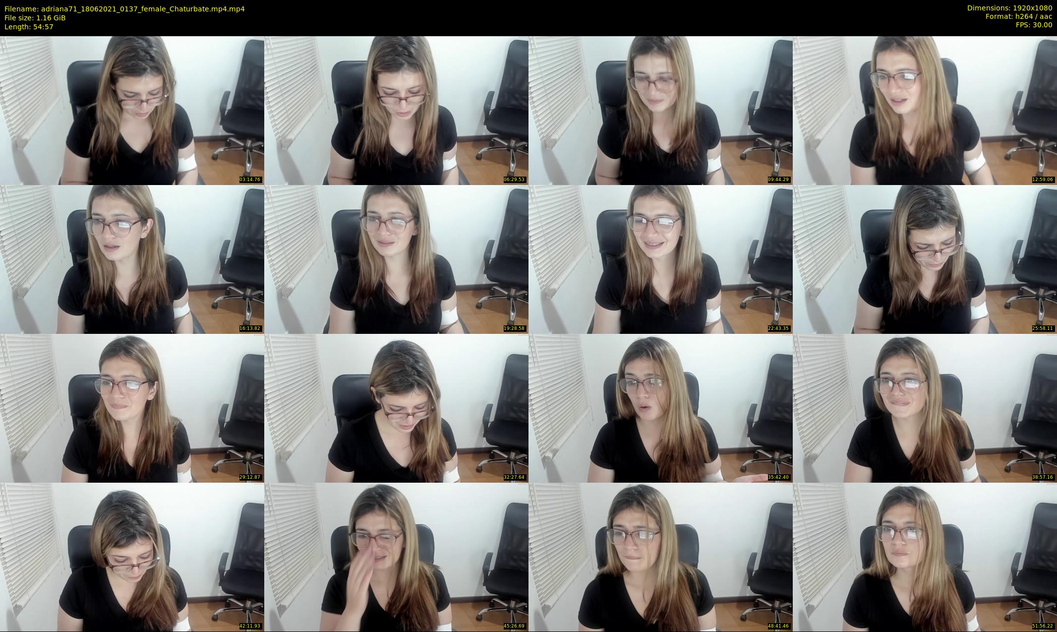adriana71 — 55 minute Chaturbate couple cam show recording, 1080p, Jun 18, 2021