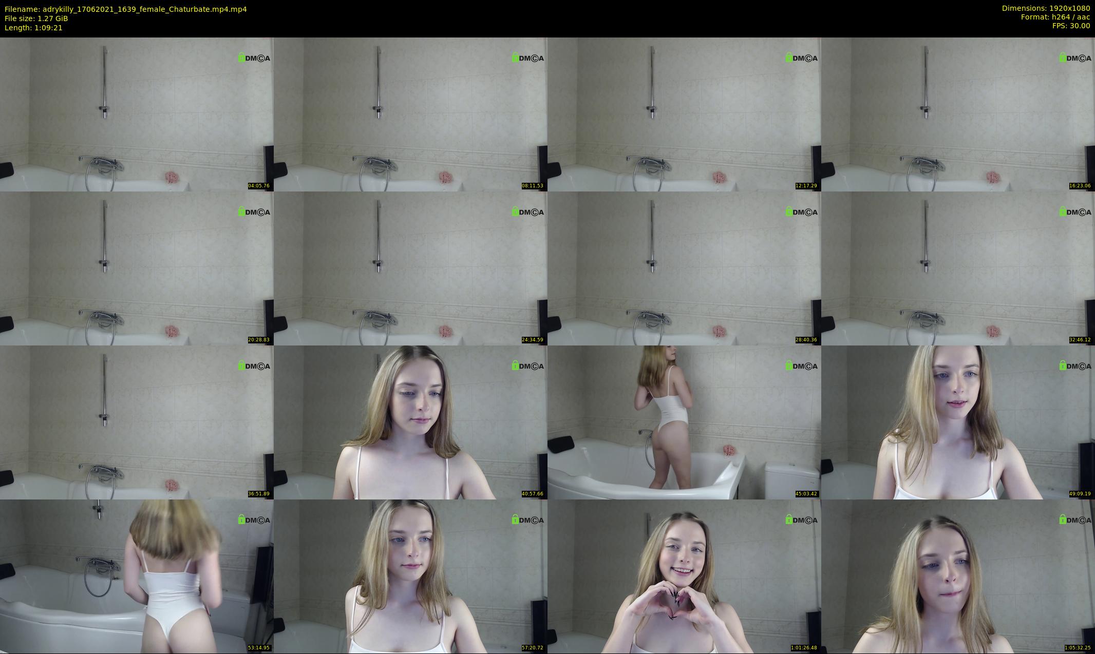 adrykilly — 70 minute Chaturbate female cam show recording, 1080p, Jun 17, 2021