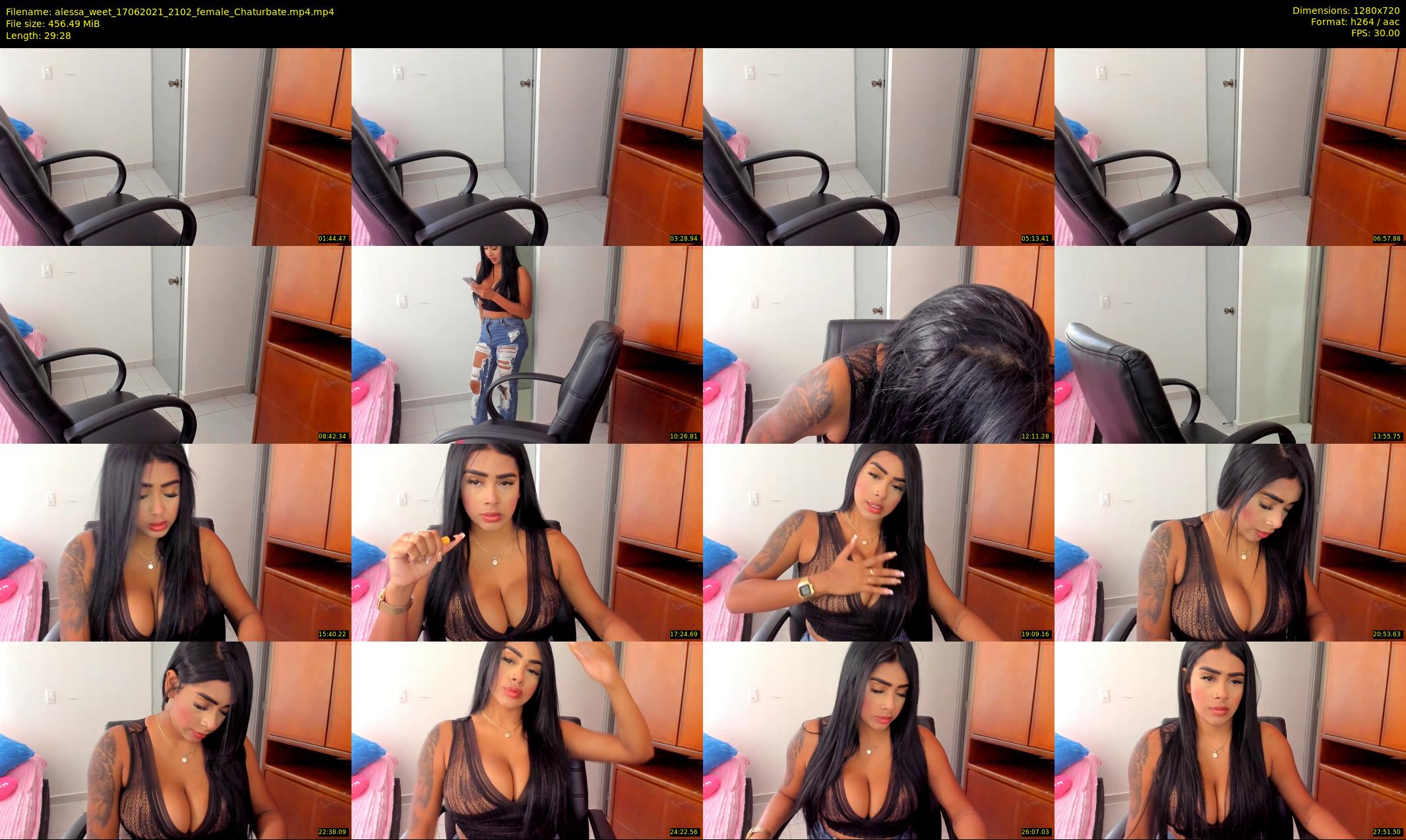 alessa_weet — 30 minute Chaturbate female cam show recording, 720p, Jun 17, 2021
