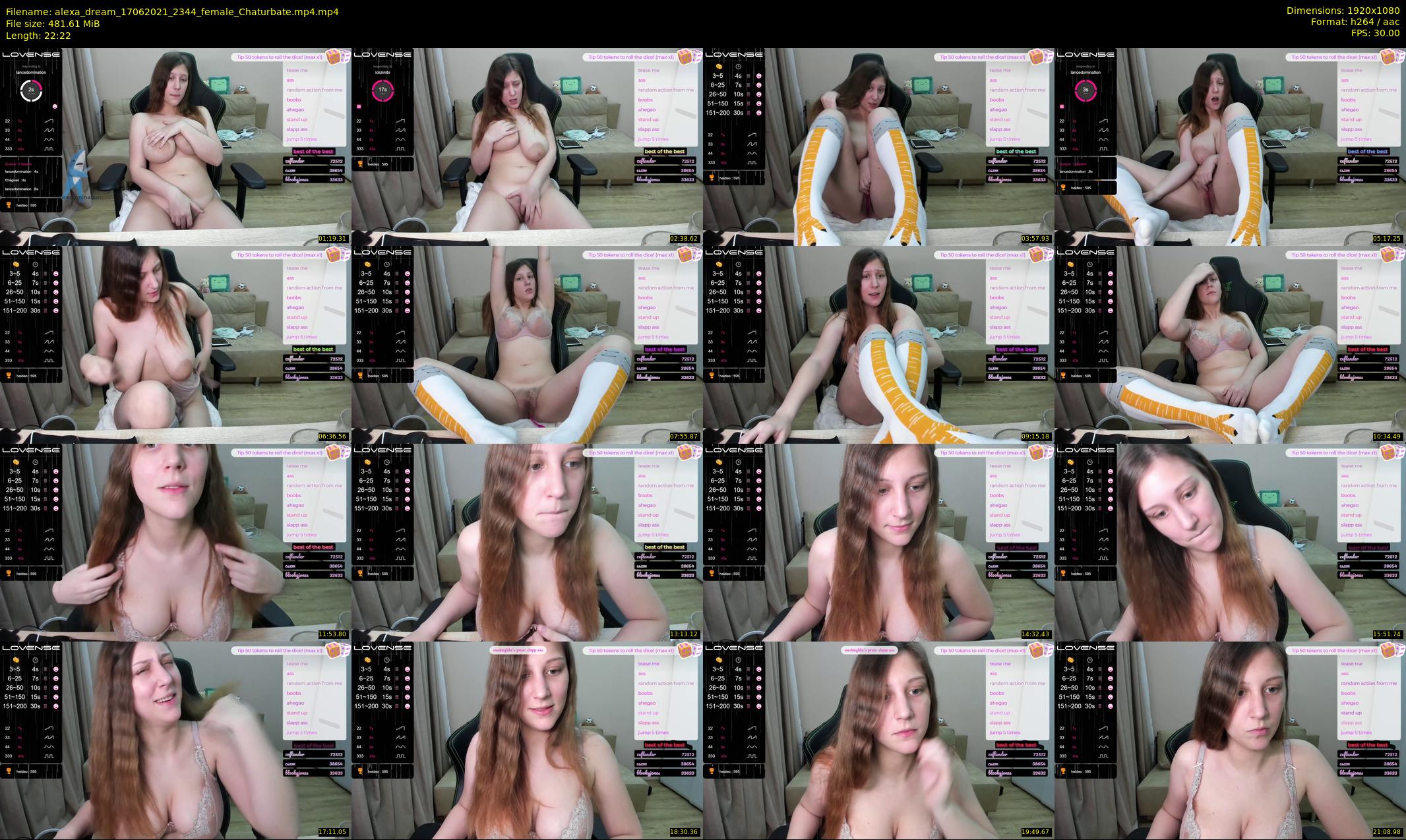 alexa_dream — 23 minute Chaturbate female cam show recording, 1080p, Jun 17, 2021