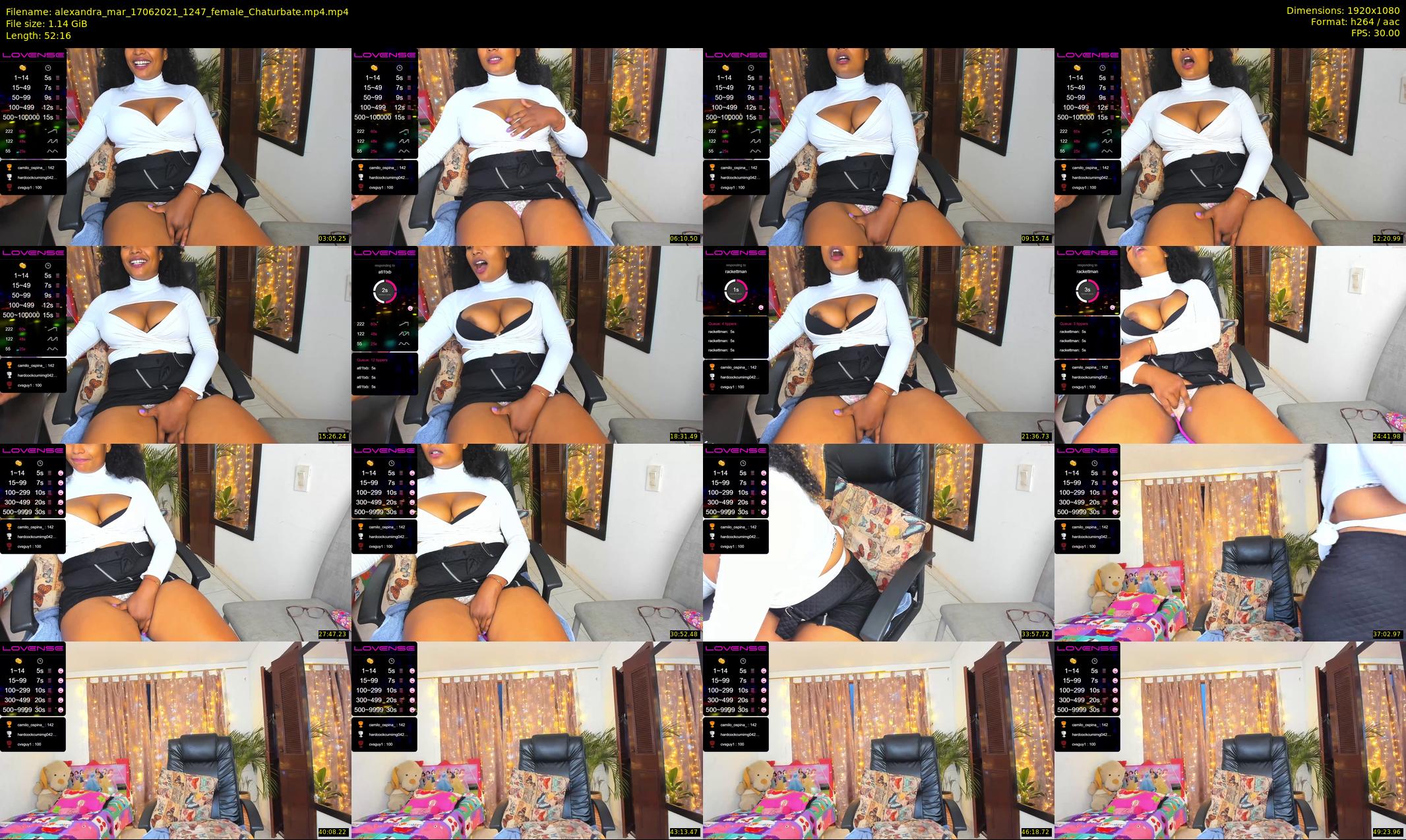 alexandra_mar — 53 minute Chaturbate female cam show recording, 1080p, Jun 17, 2021