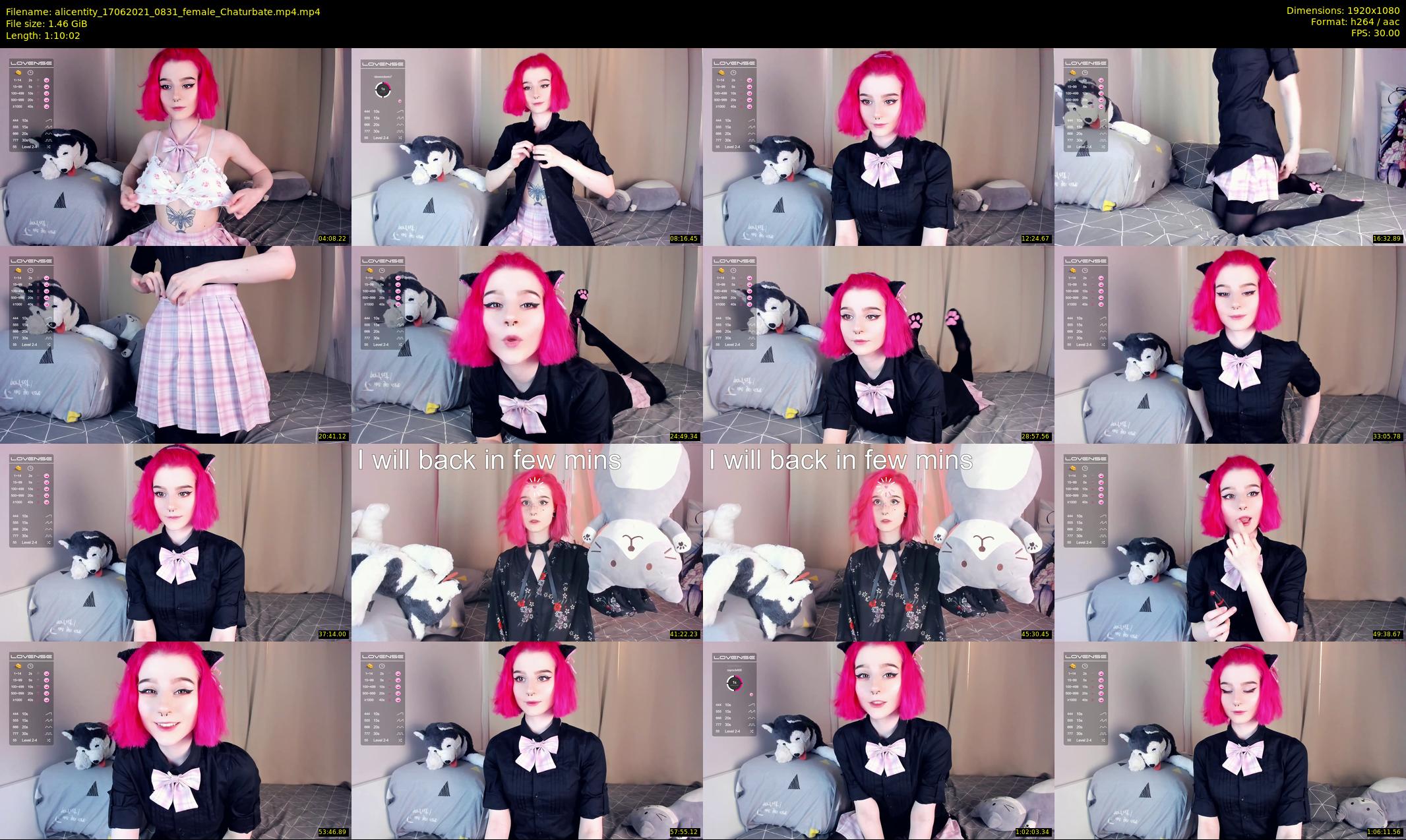 alicentity — 71 minute Chaturbate female cam show recording, 1080p, Jun 17, 2021