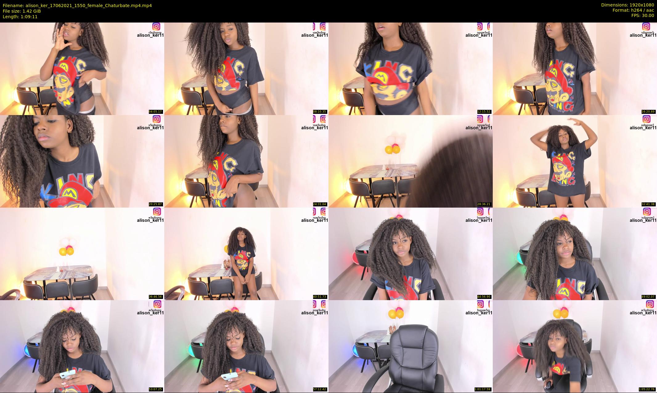 alison_ker — 70 minute Chaturbate female cam show recording, 1080p, Jun 17, 2021