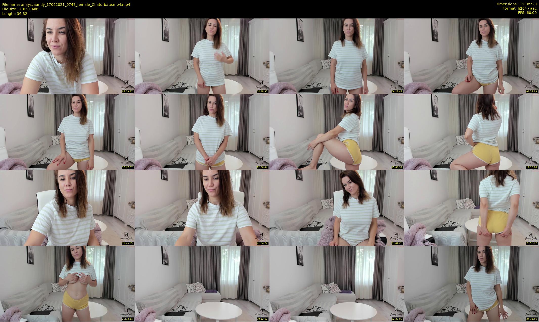 anayscaandy — 37 minute Chaturbate female cam show recording, 720p, Jun 17, 2021