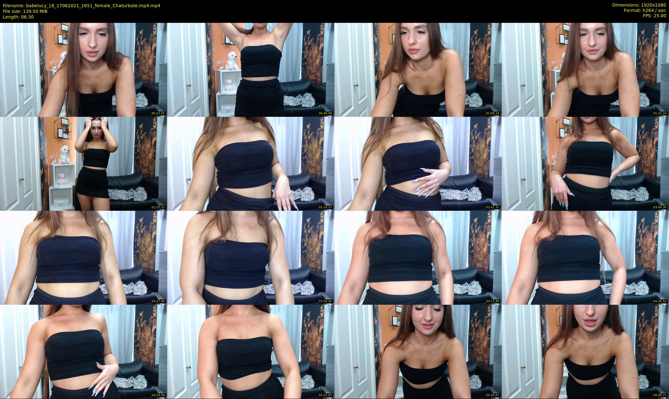 babelucy_18 — 7 minute Chaturbate female cam show recording, 1080p, Jun 17, 2021
