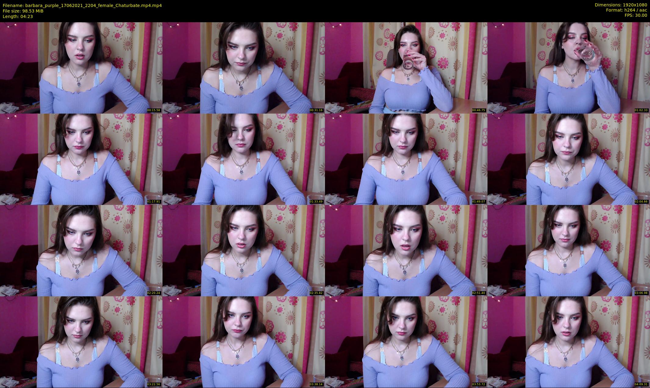 barbara_purple — 5 minute Chaturbate female cam show recording, 1080p, Jun 17, 2021