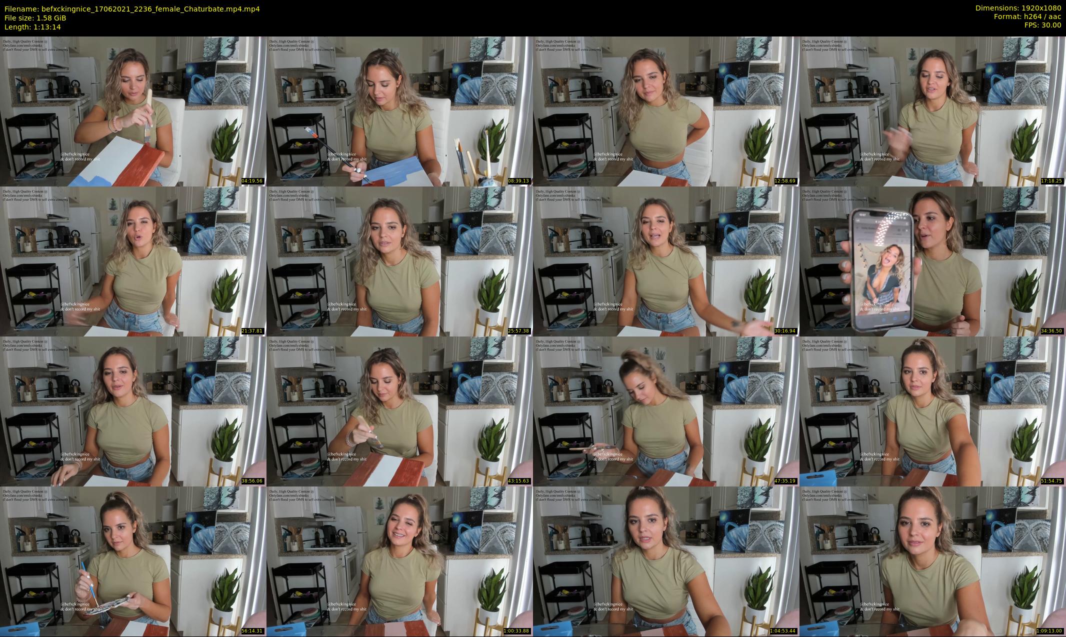 befxckingnice — 74 minute Chaturbate female cam show recording, 1080p, Jun 17, 2021